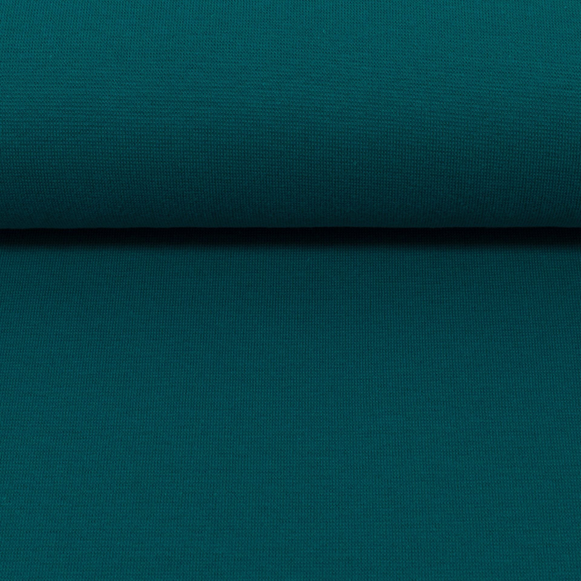 0,5m Ökotex 100 - Bündchen petrol 748