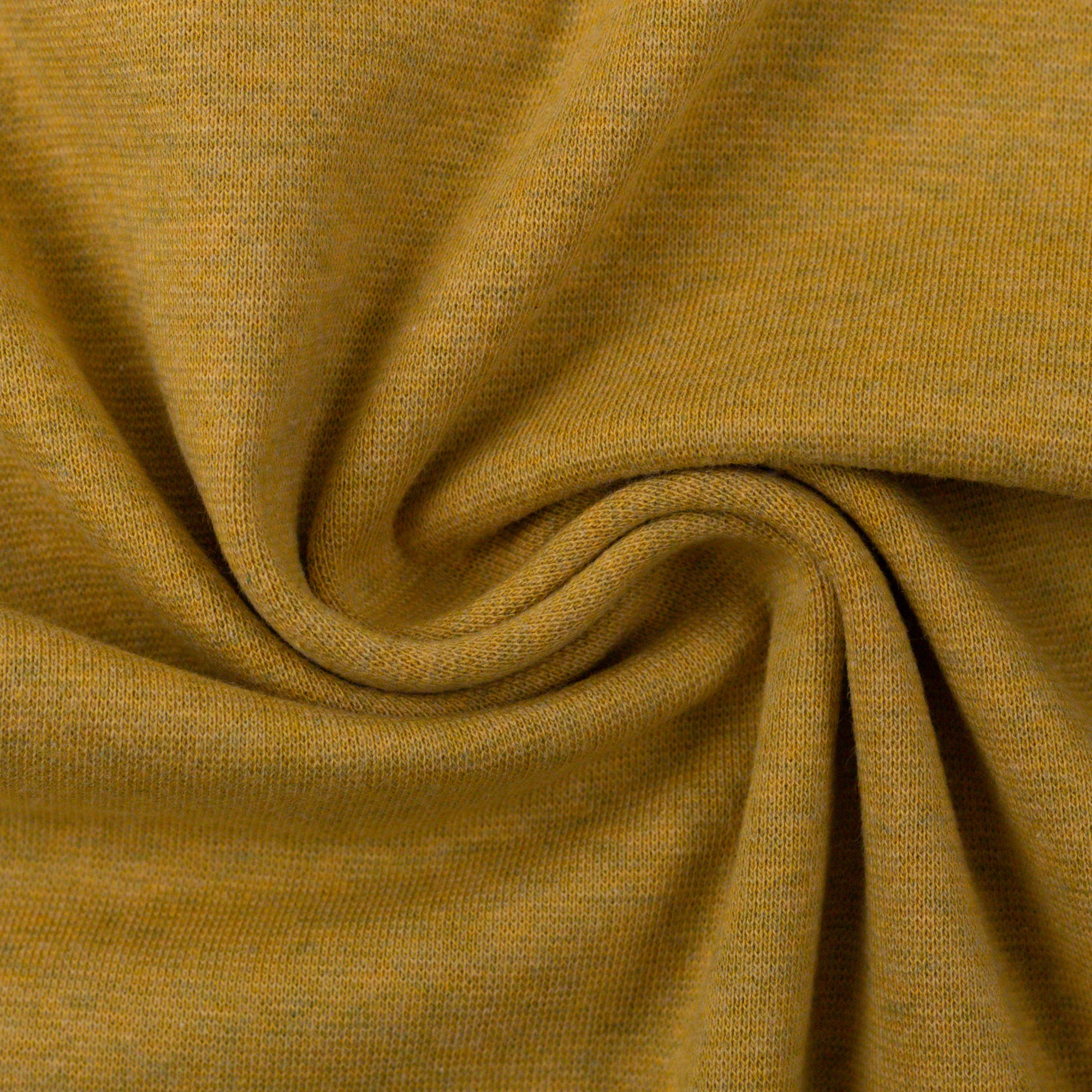 0,5m Ökotex 100 - Melange-Bündchen mango 1314