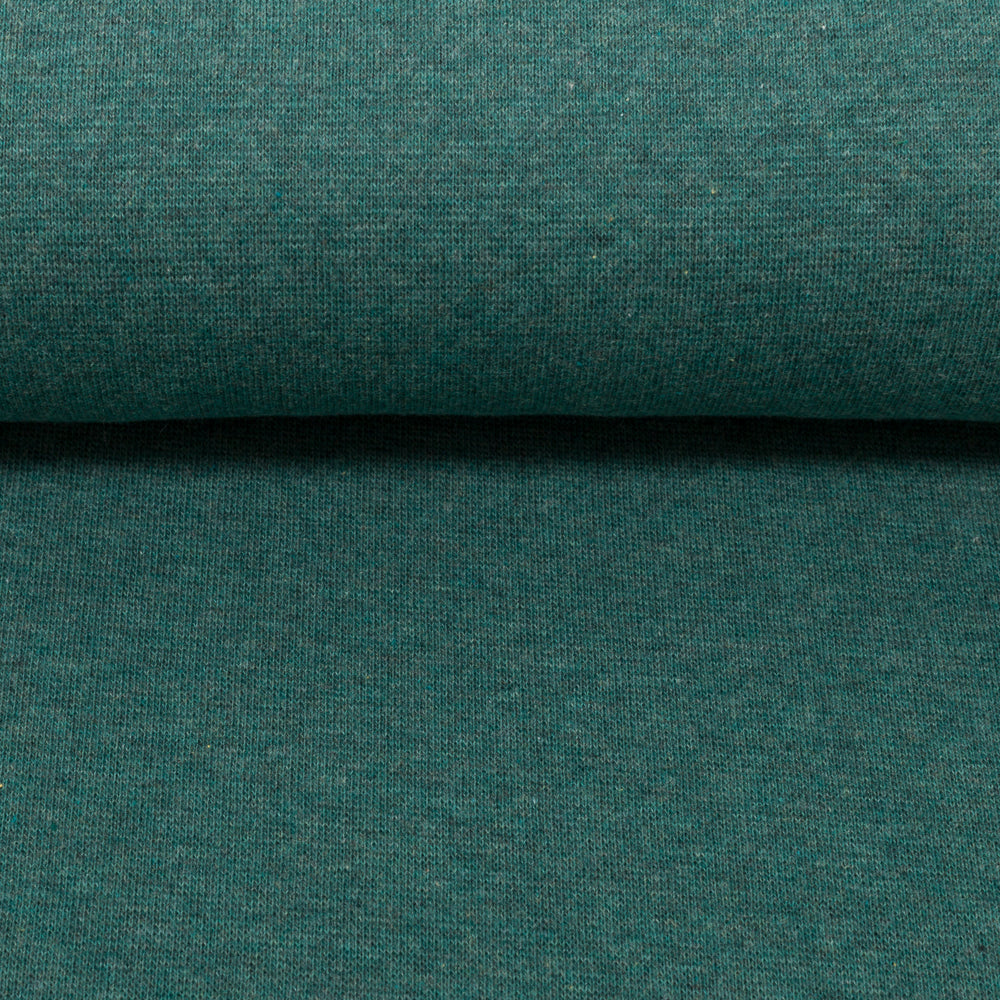 0,5m Ökotex 100 - Melange-Bündchen lorbeer 1563