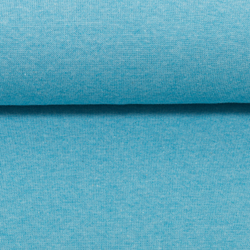 0,5m Ökotex 100 - Melange-Bündchen lagune 1842