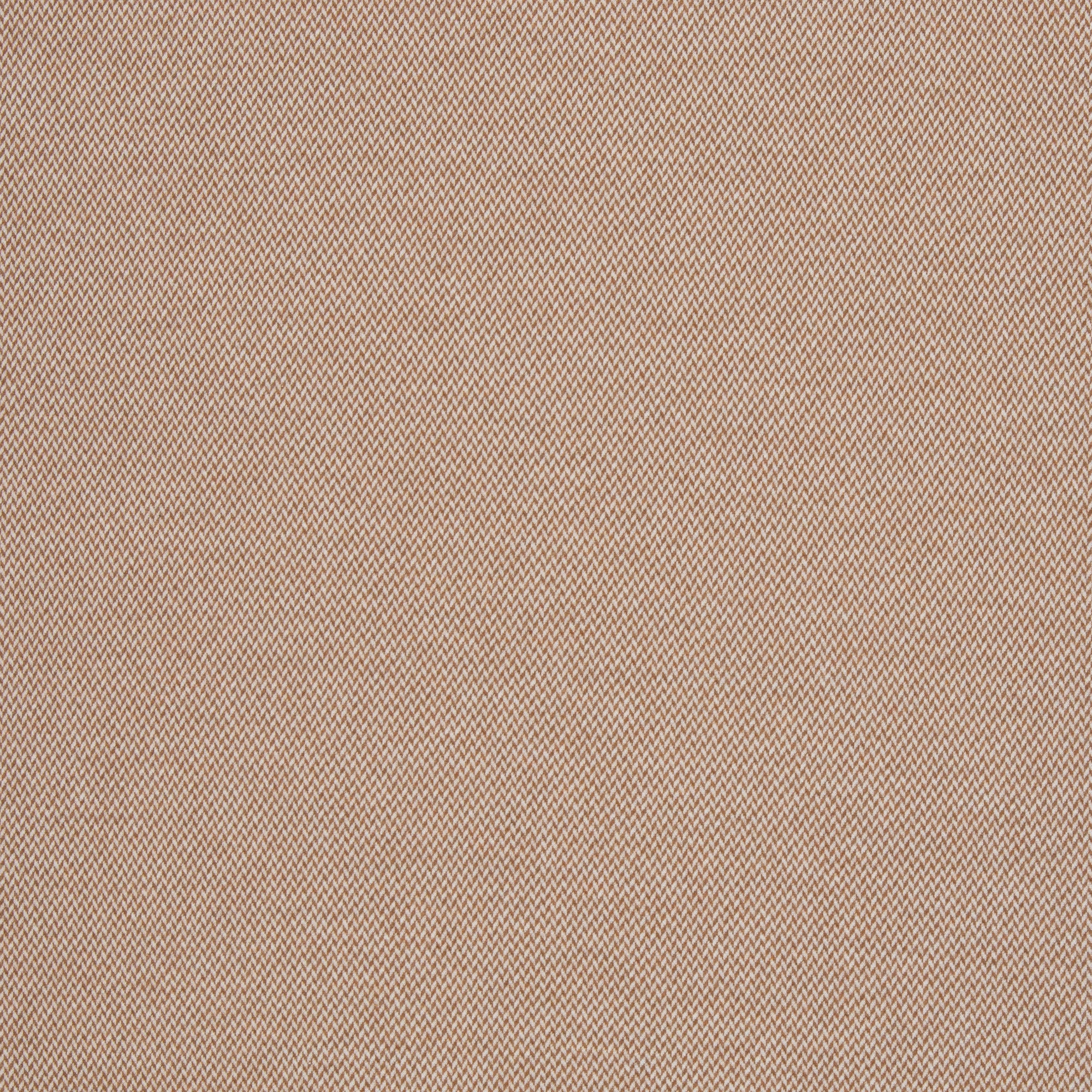 0,5m Jacquard-Jersey Chevron meliert ecru/hellbraun