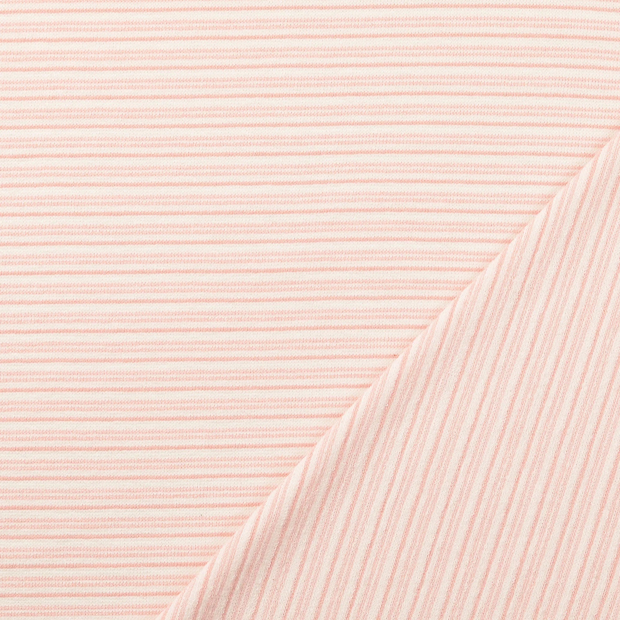 0,5m Vintage Sweat Streifen rosa