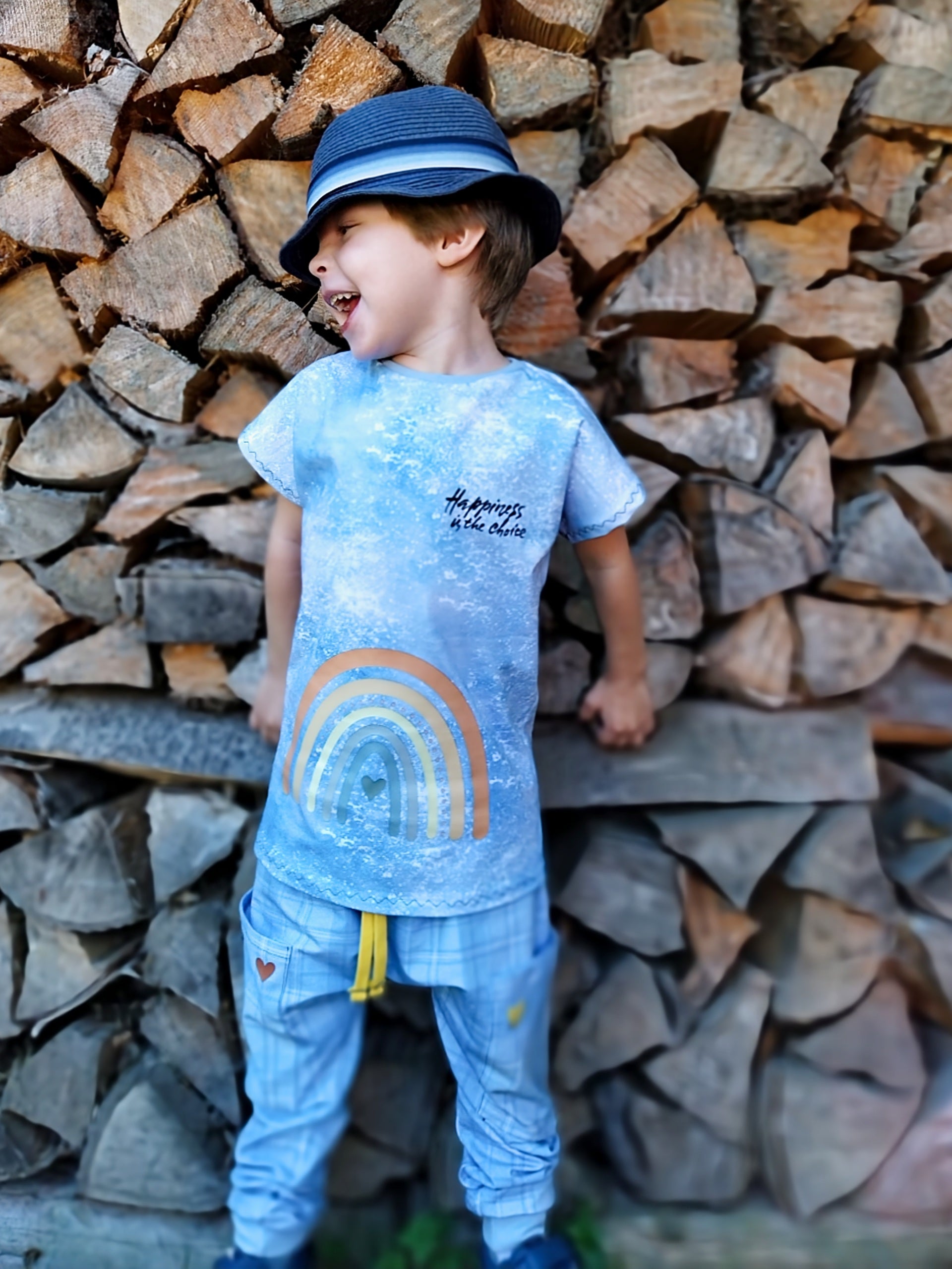 Fuchsfamilie Regenbogen, Namaste & Co Bügelbilder-Bogen