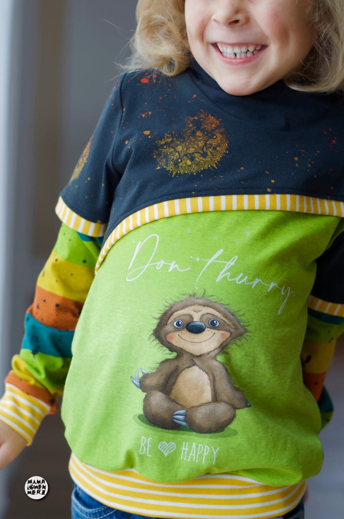 Bio-Sommersweat Faultier "Don&