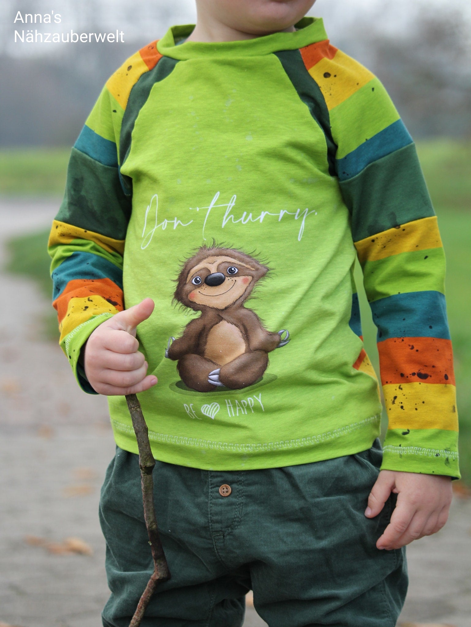 Bio-Sommersweat Faultier "Don&