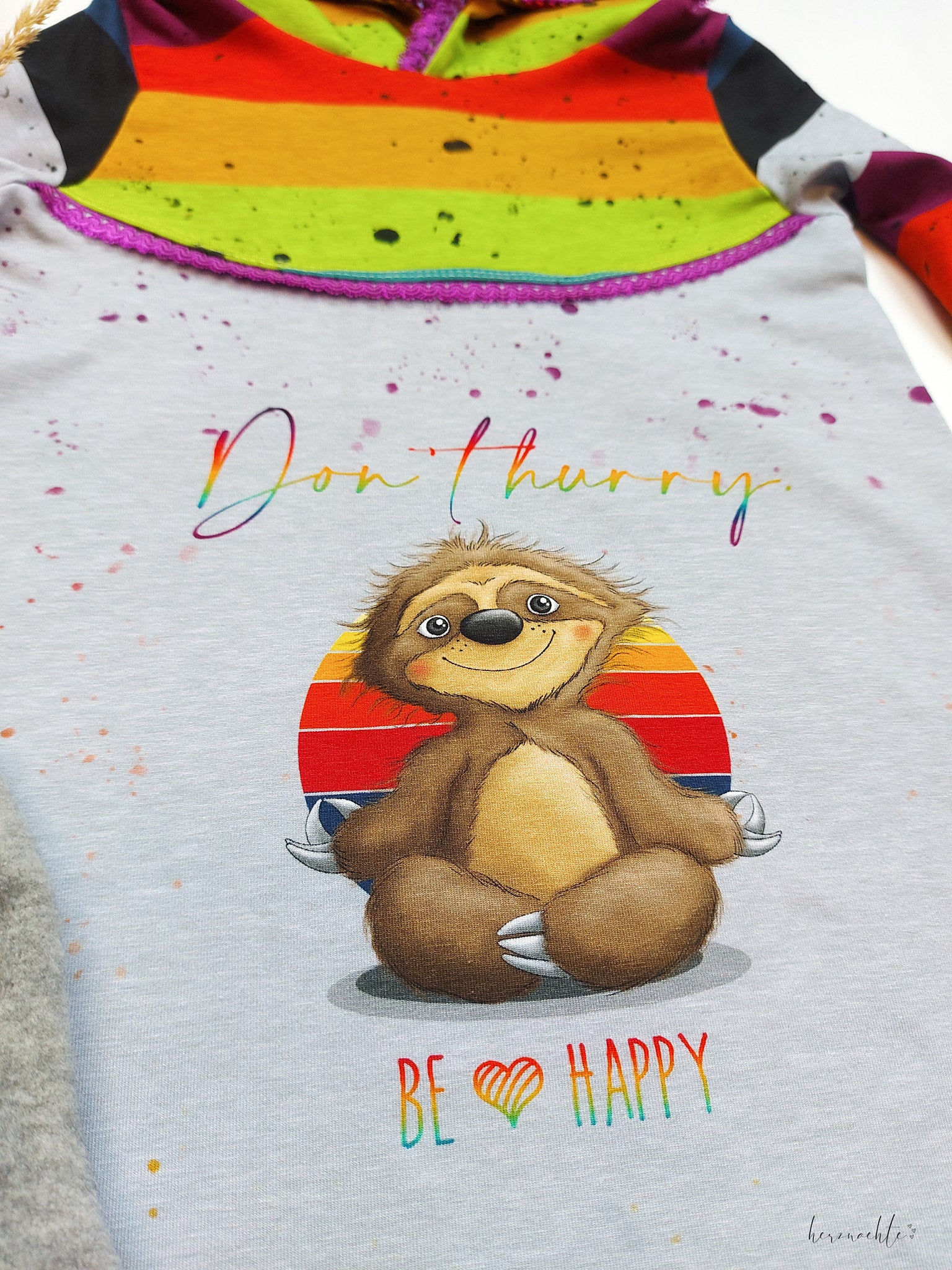 Bio-Sommersweat Faultier "Don&