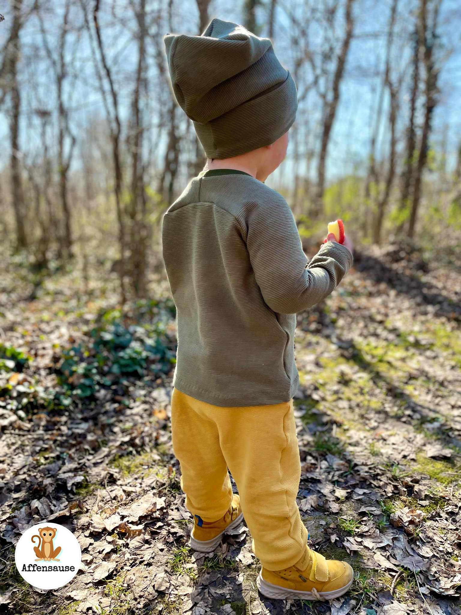 0,5m Ökotex 100 - Ripp-Jersey yellow