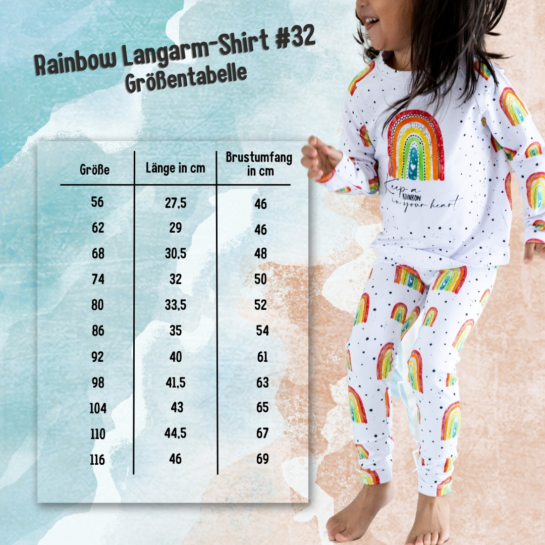 Rainbow Langarm-Shirt