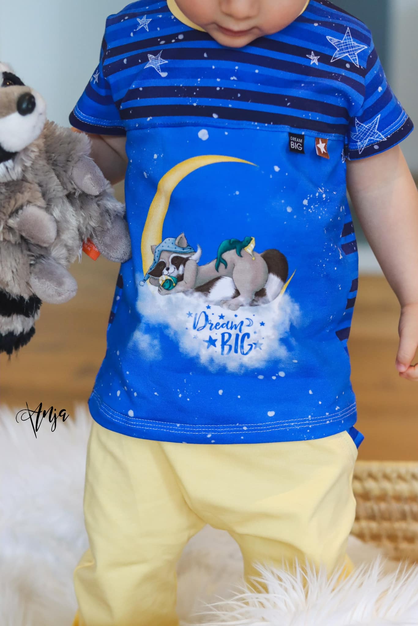 Bio-Jersey Charlie "Dream Big" mittelblau