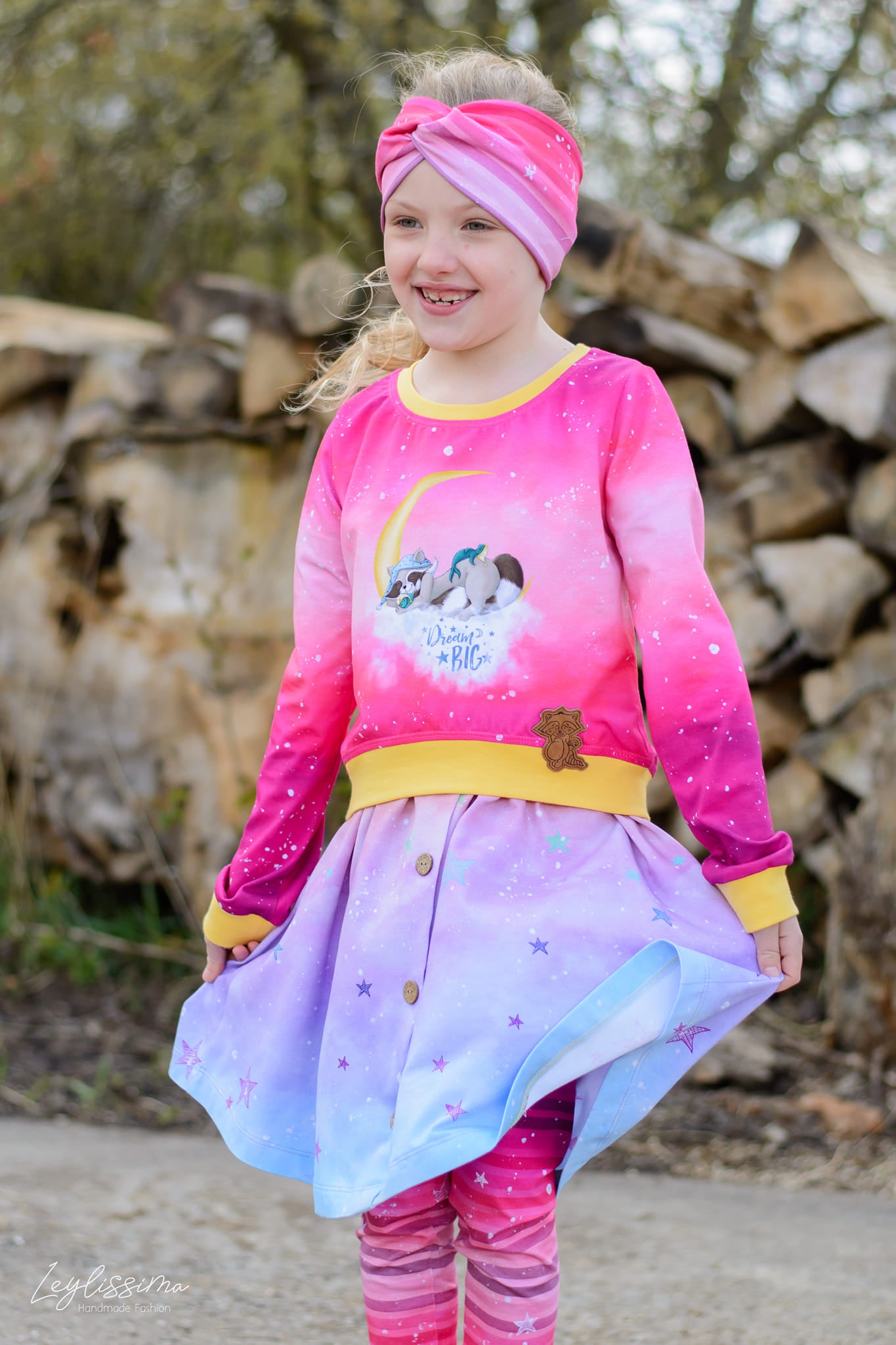 Bio-Jersey Charlie "Dream Big" Verlauf rosa