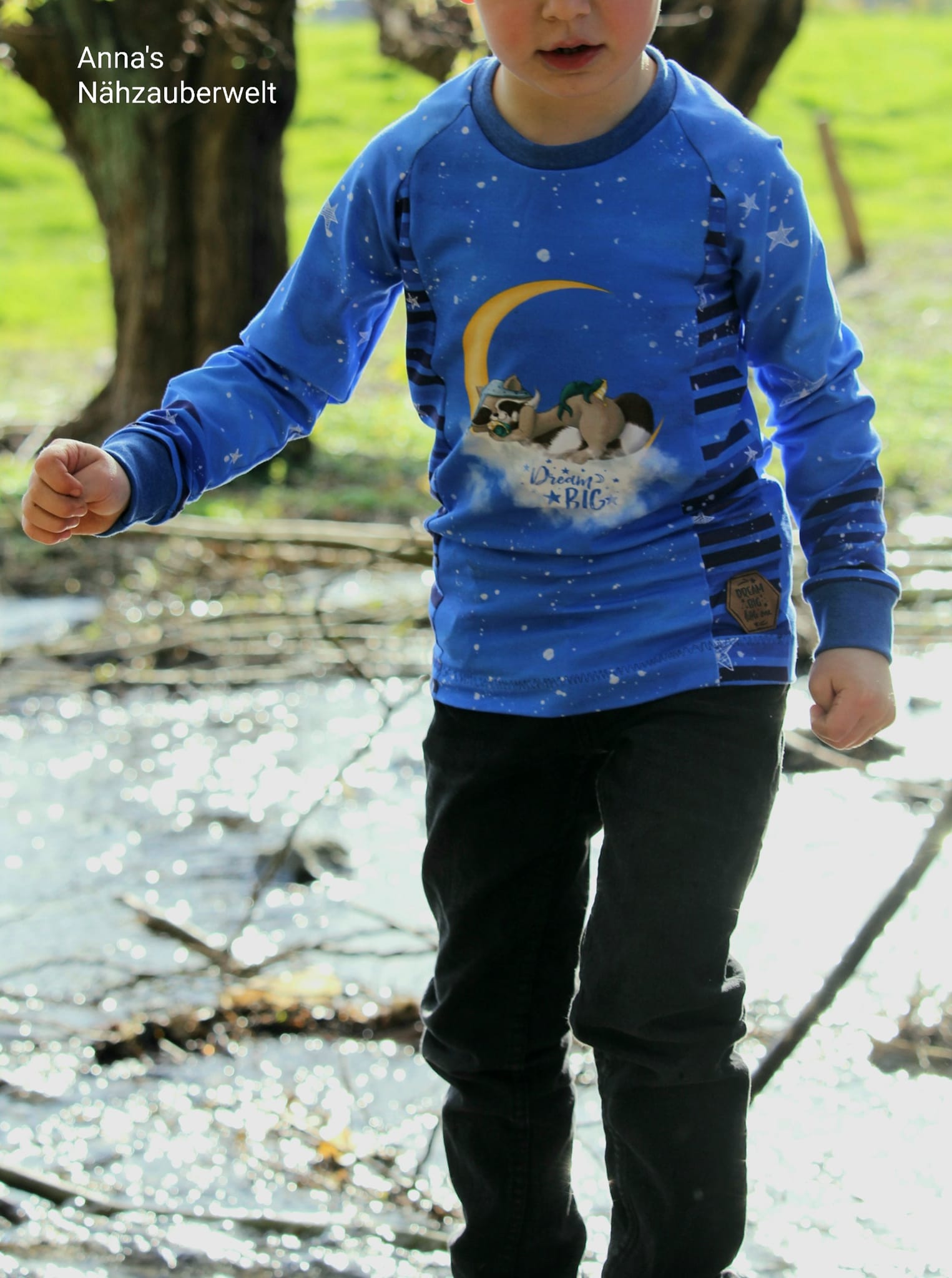 Bio-Jersey Charlie "Dream Big" mittelblau