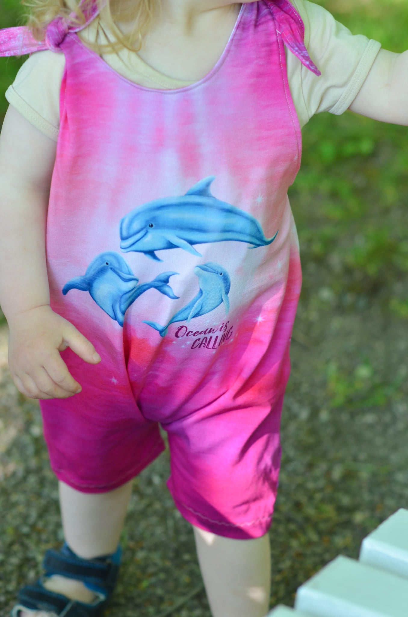Bio-Jersey "Ocean is calling" Verlauf pink waves (