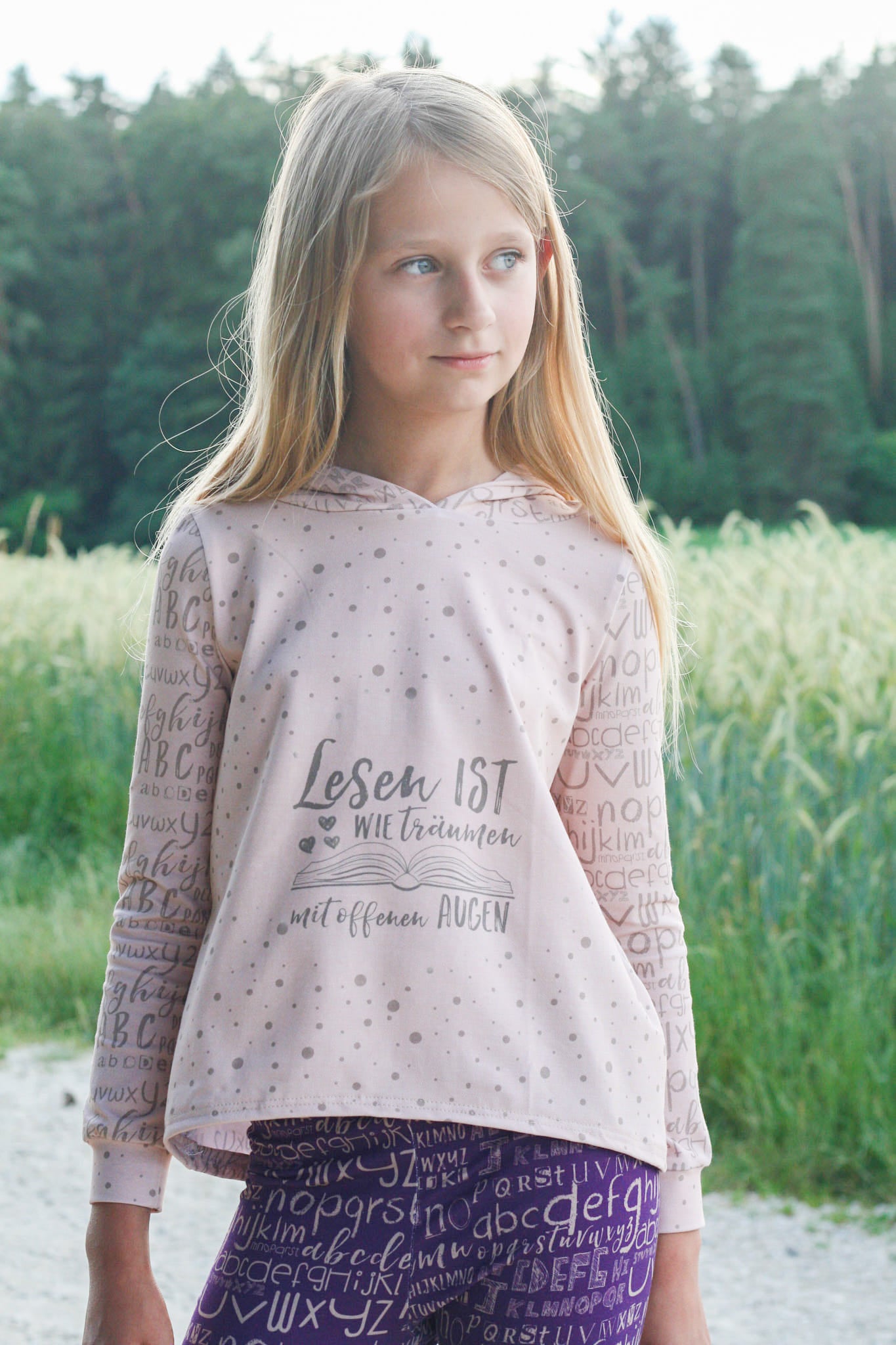 Bio-Jersey "Lesen ist wie Träumen" paper