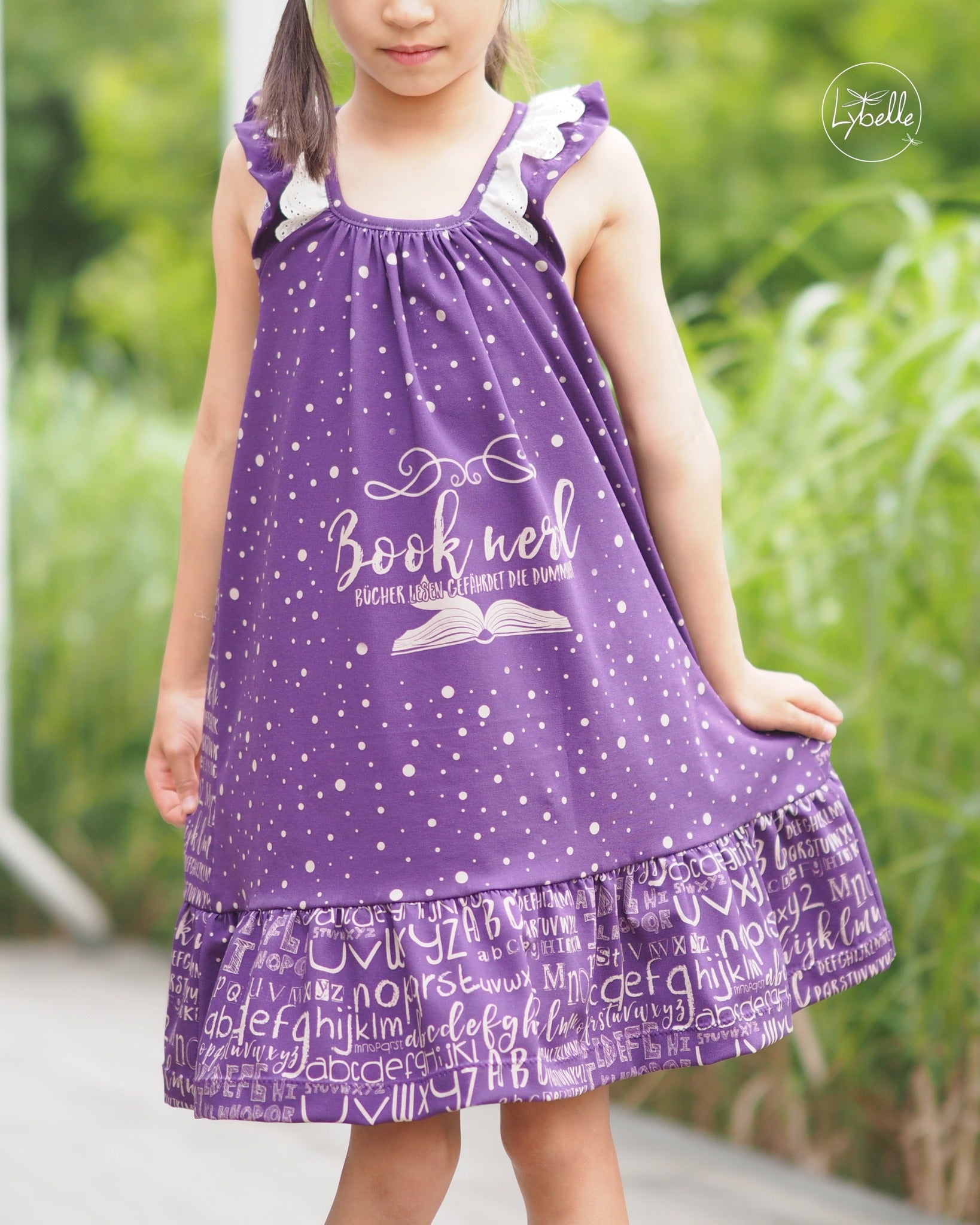 Bio-Jersey "Booknerd" lila