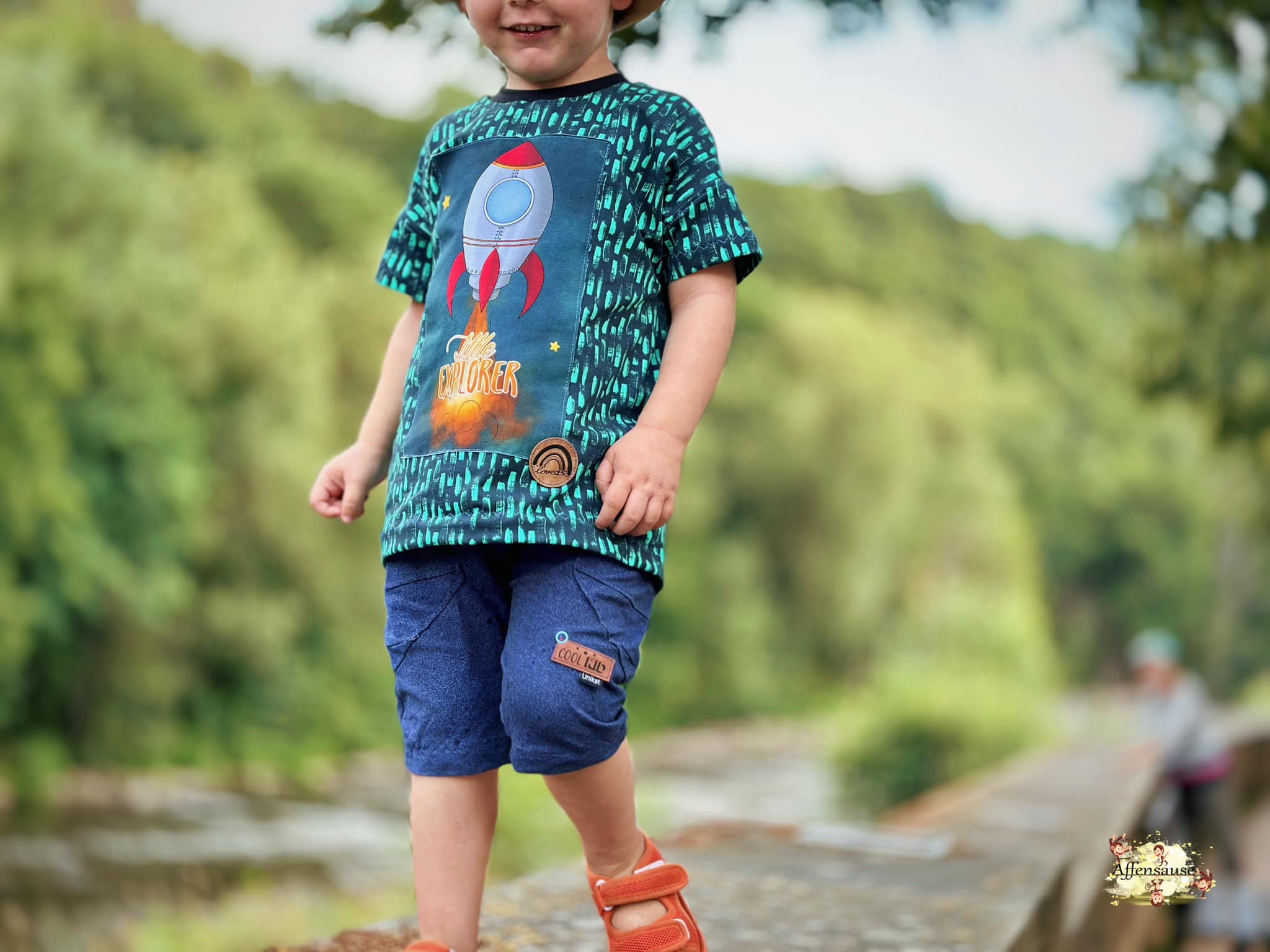 Bio-Jersey Charlie "Little Explorer" petrol