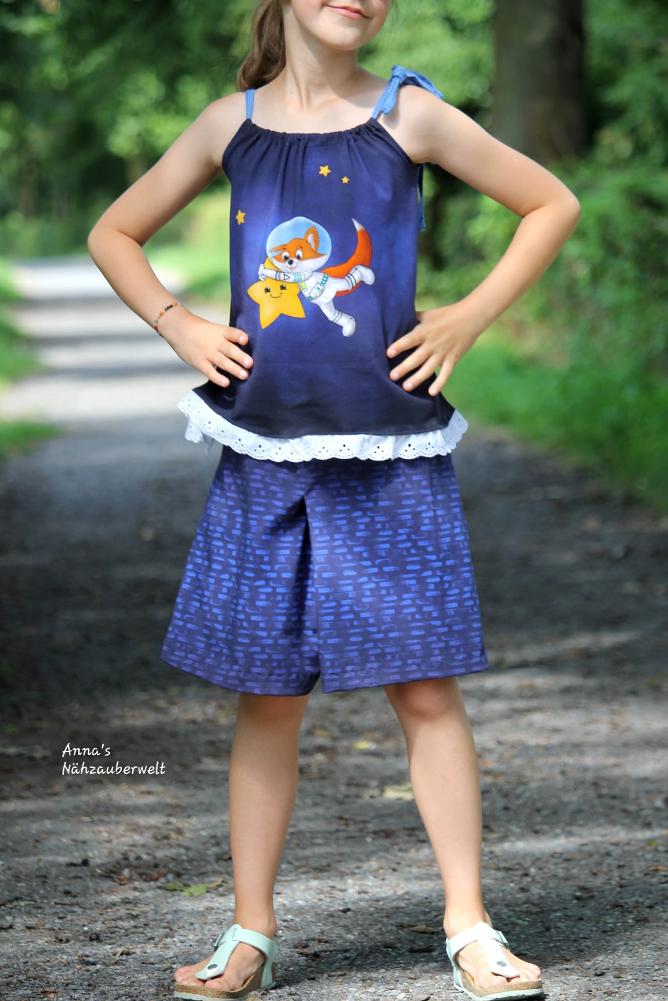 Bio-Jersey Charlie "Little Explorer" blauschwarz