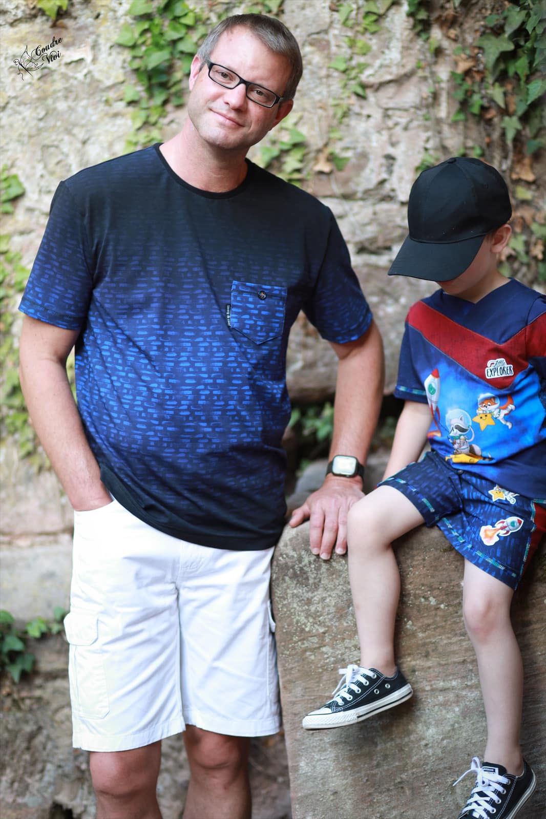 Bio-Jersey Charlie "Little Explorer" königsblau