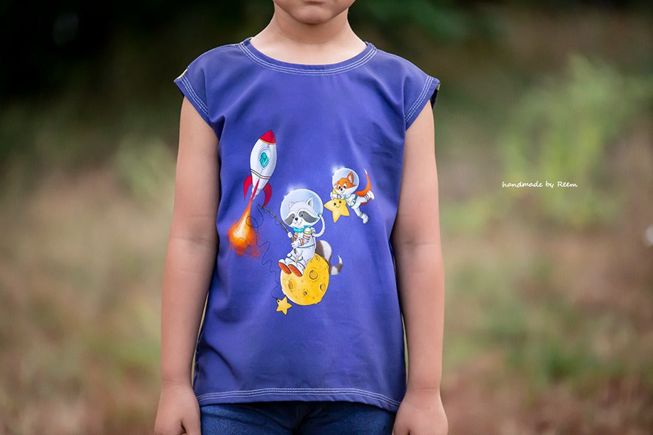 Bio-Jersey Charlie "Little Explorer" Verlauf blau