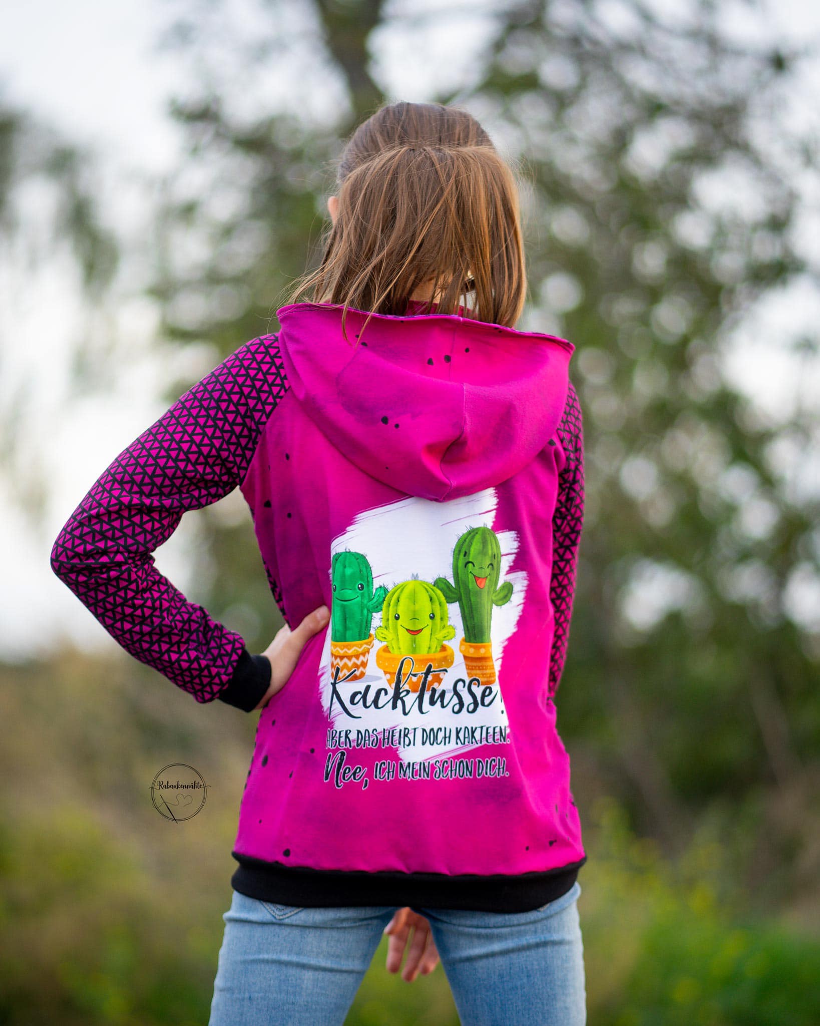 Bio-Jersey Kakteen "Kacktusse" hotpink