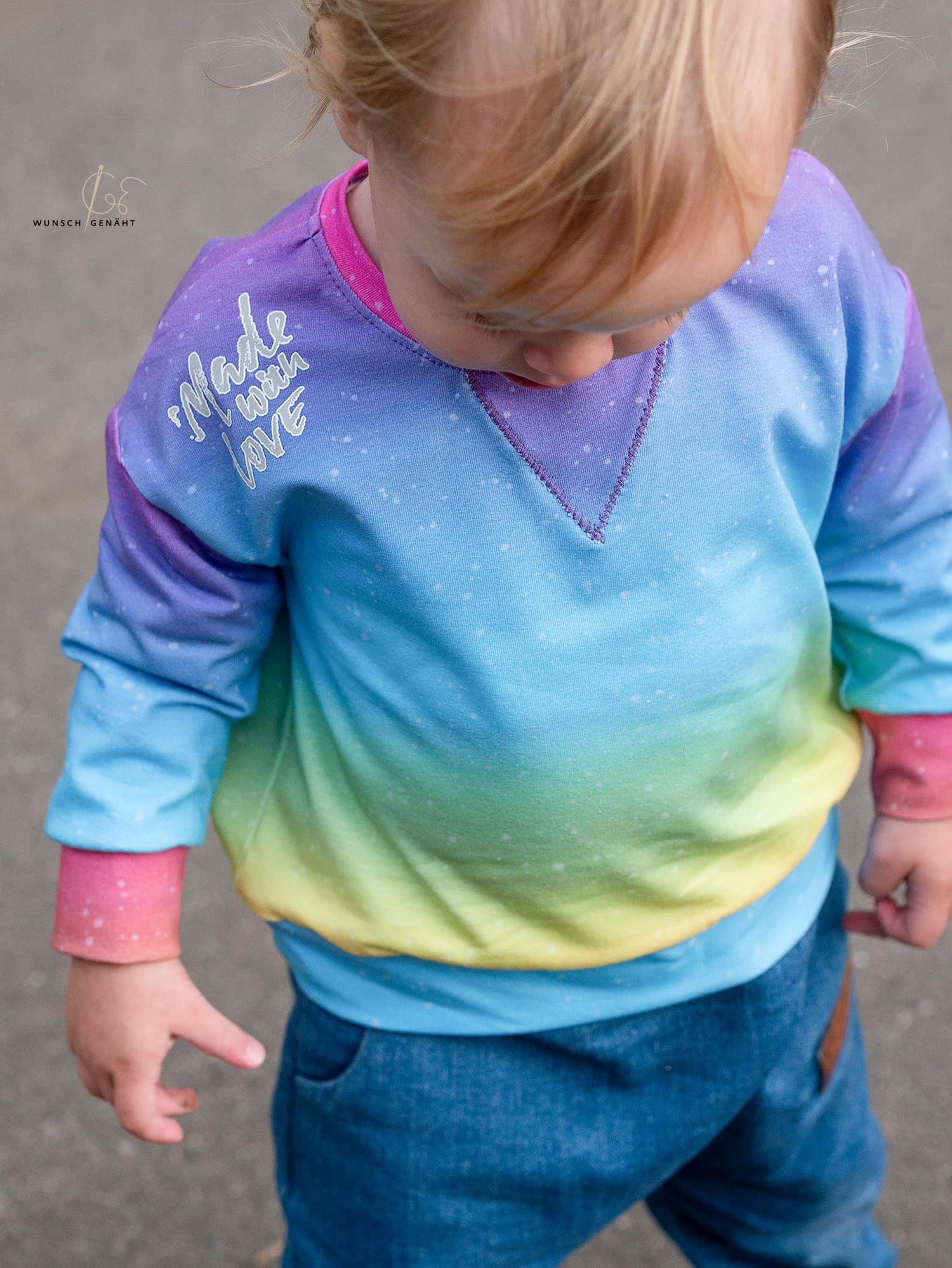 Fuchsfamilie Regenbogen, Namaste & Co Bügelbilder-Bogen