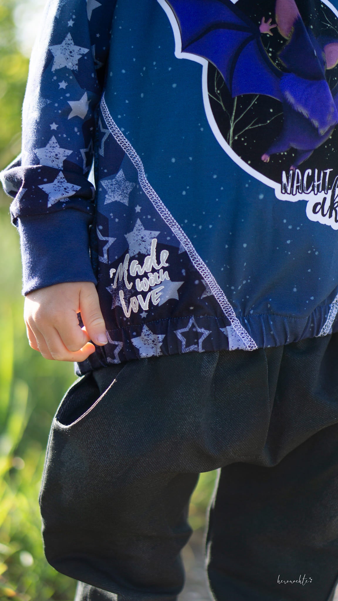 Fuchsfamilie Regenbogen, Namaste & Co Bügelbilder-Bogen