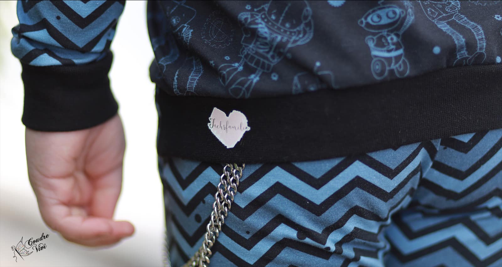 Fuchsfamilie Game Over & Co Bügelbilder-Bogen