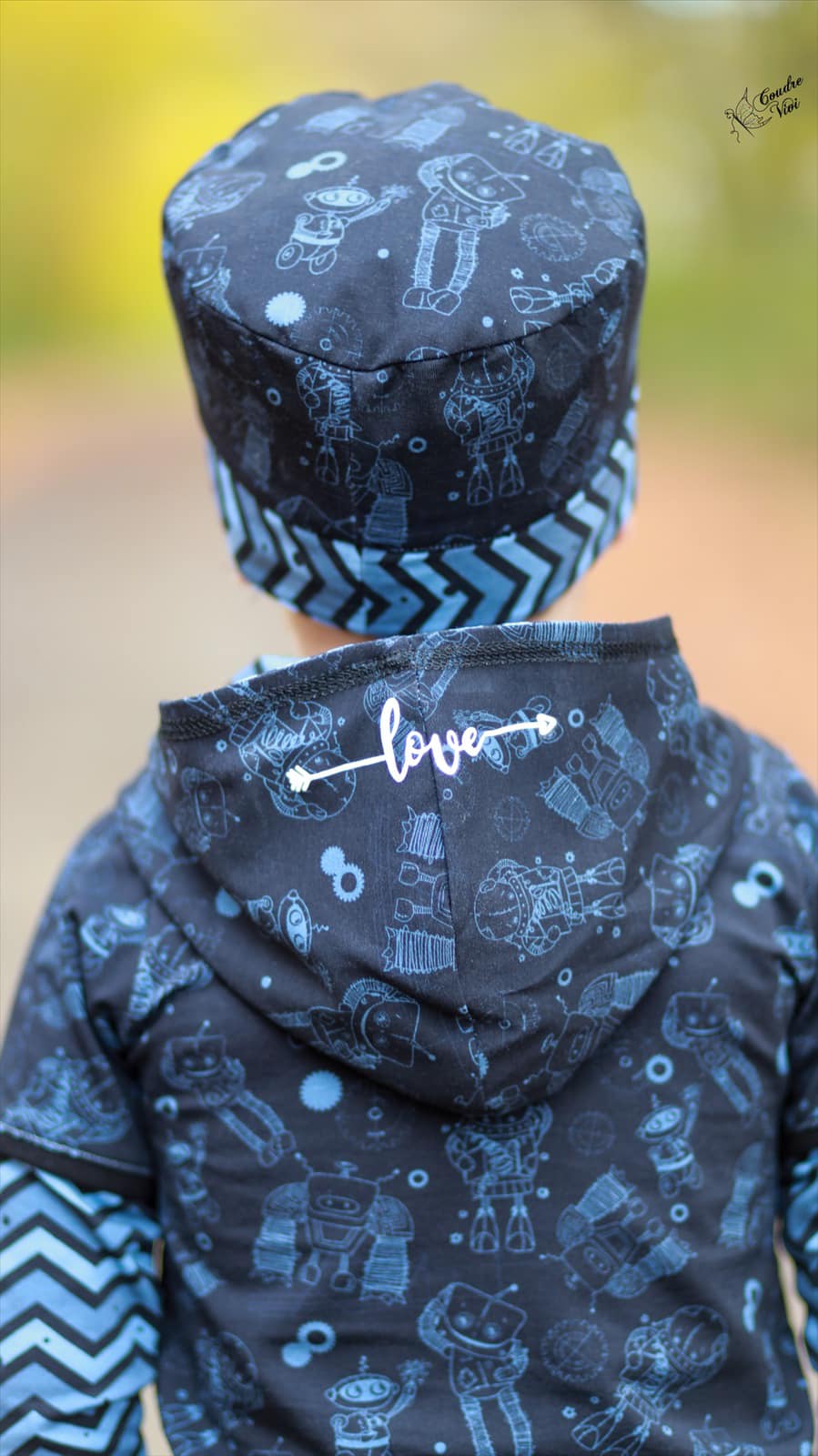 Fuchsfamilie Game Over & Co Bügelbilder-Bogen