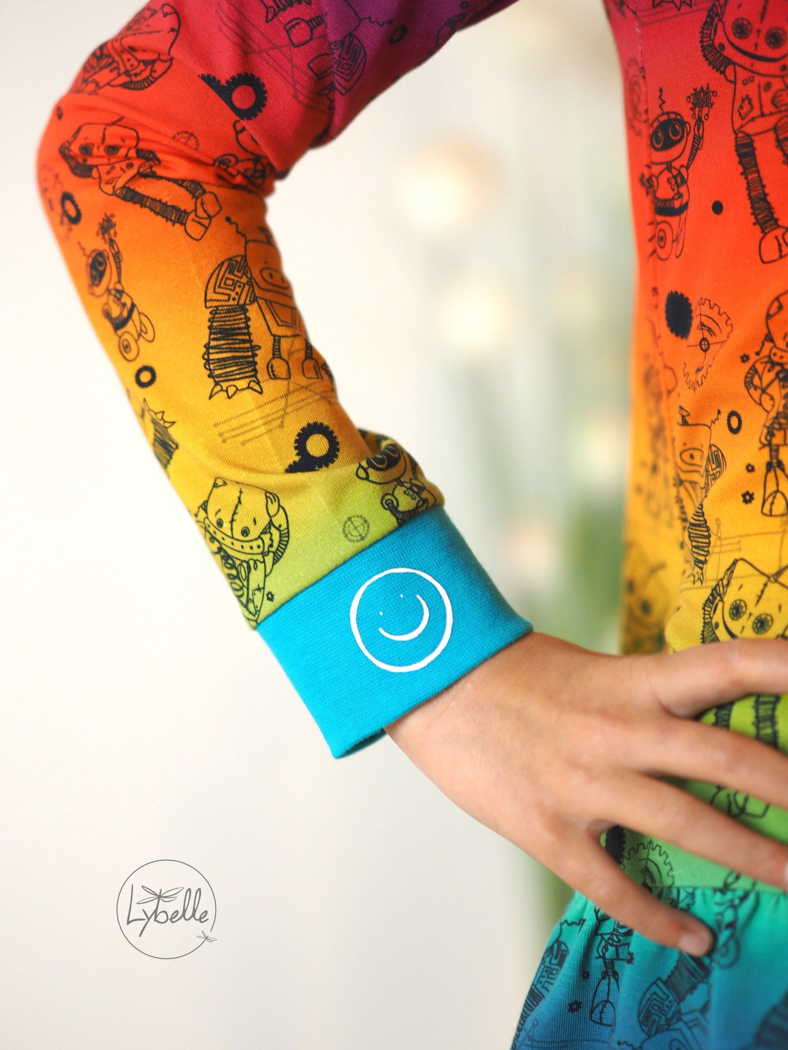 Fuchsfamilie Game Over & Co Bügelbilder-Bogen