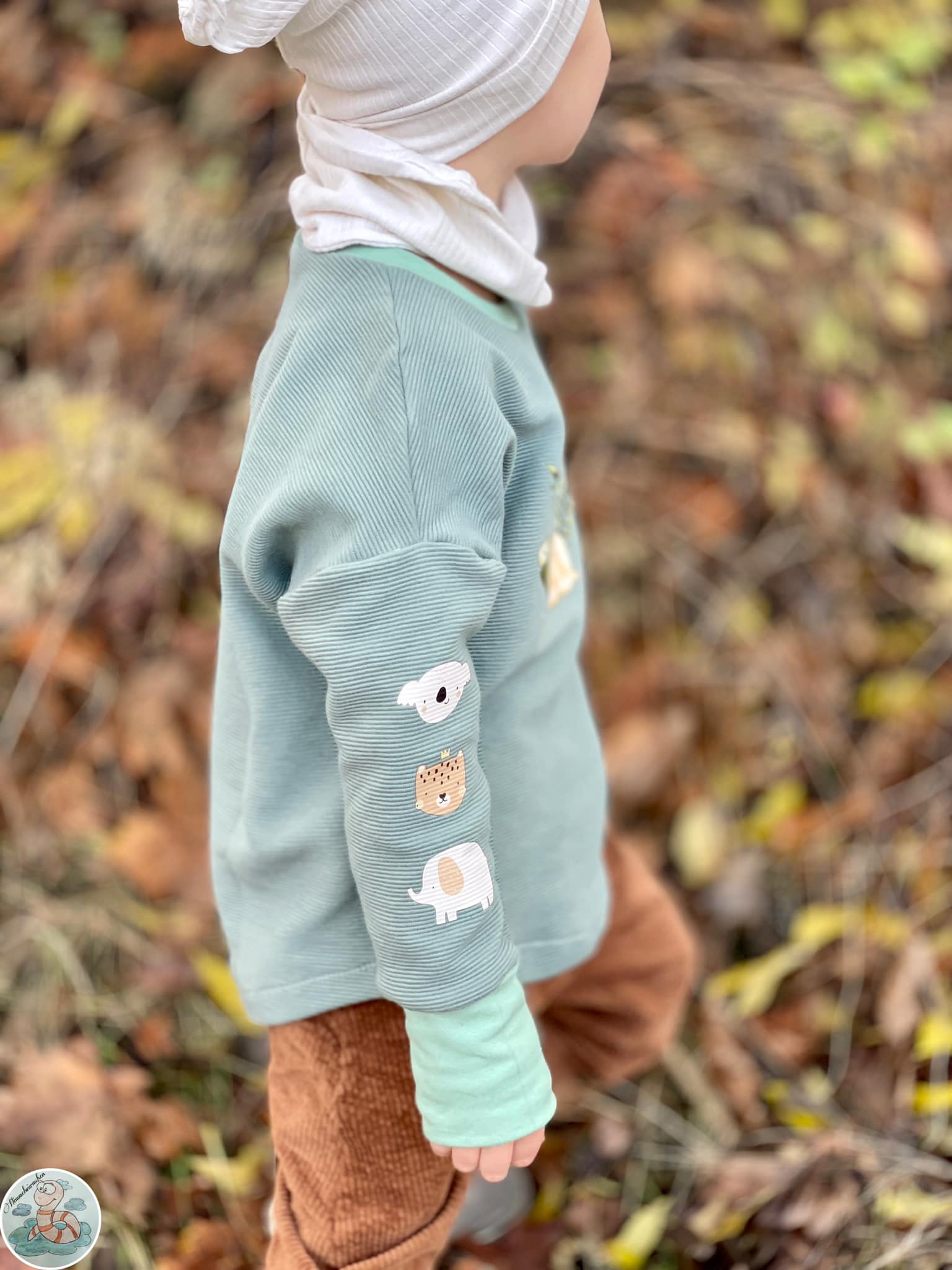 Fuchsfamilie Nilpferd, Löwe & Co Bügelbilder-Bogen