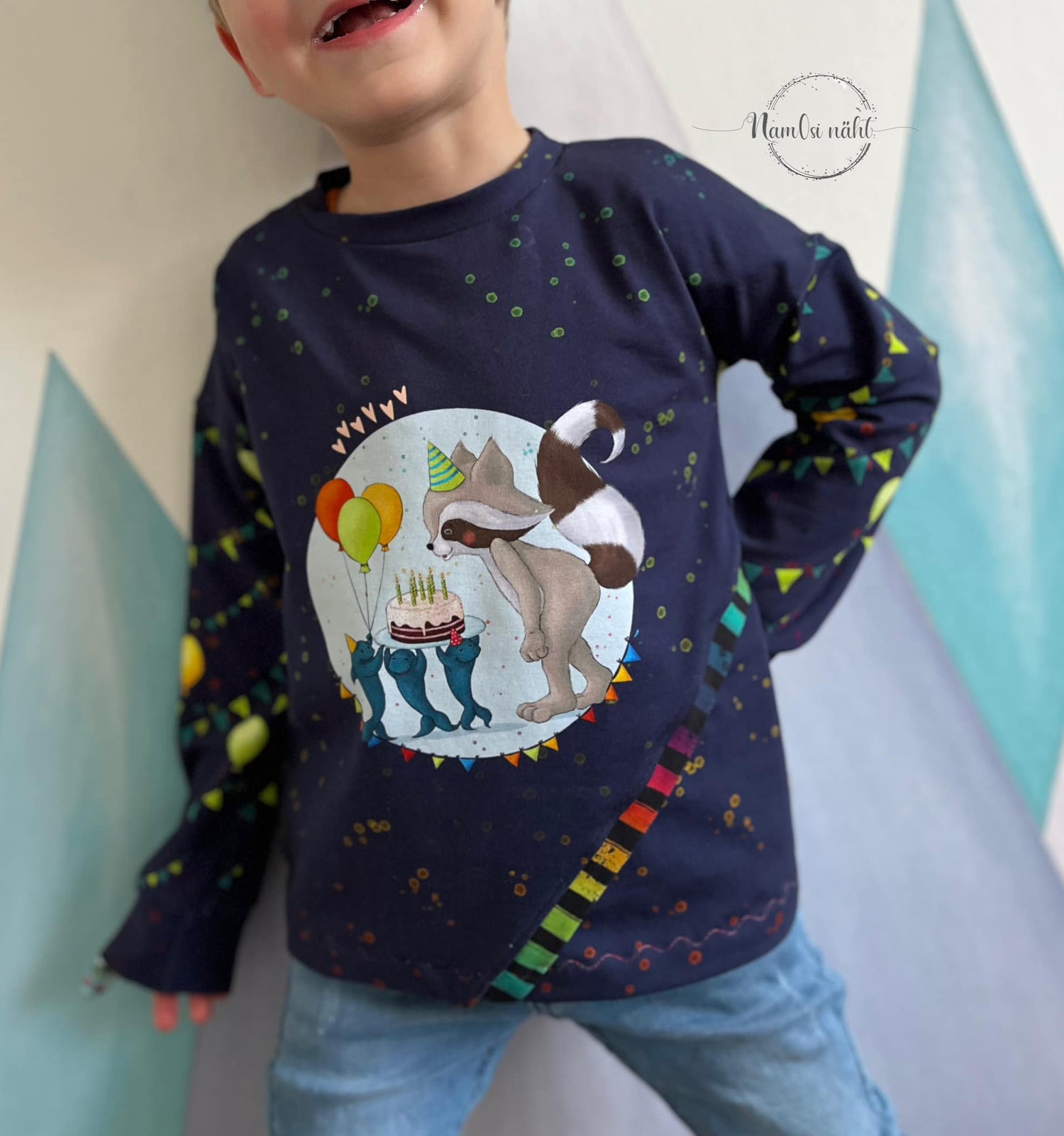 Fuchsfamilie Nilpferd, Löwe & Co Bügelbilder-Bogen