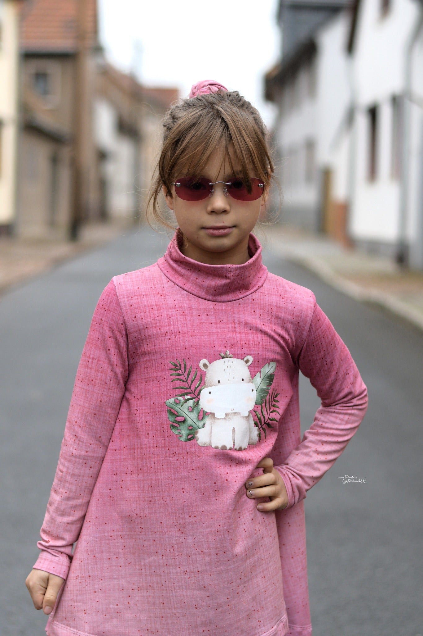 Fuchsfamilie Nilpferd, Löwe & Co Bügelbilder-Bogen