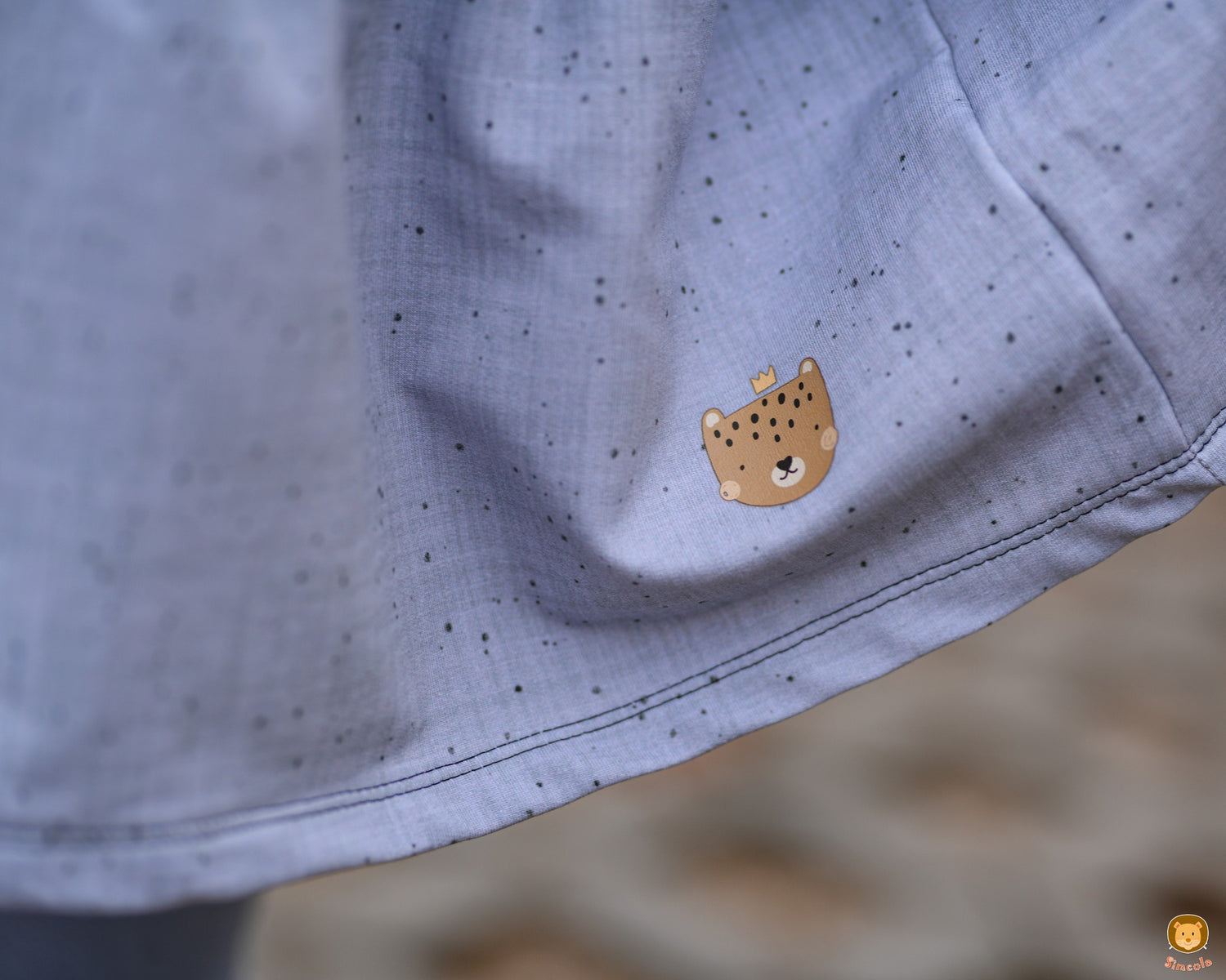 Fuchsfamilie Nilpferd, Löwe & Co Bügelbilder-Bogen