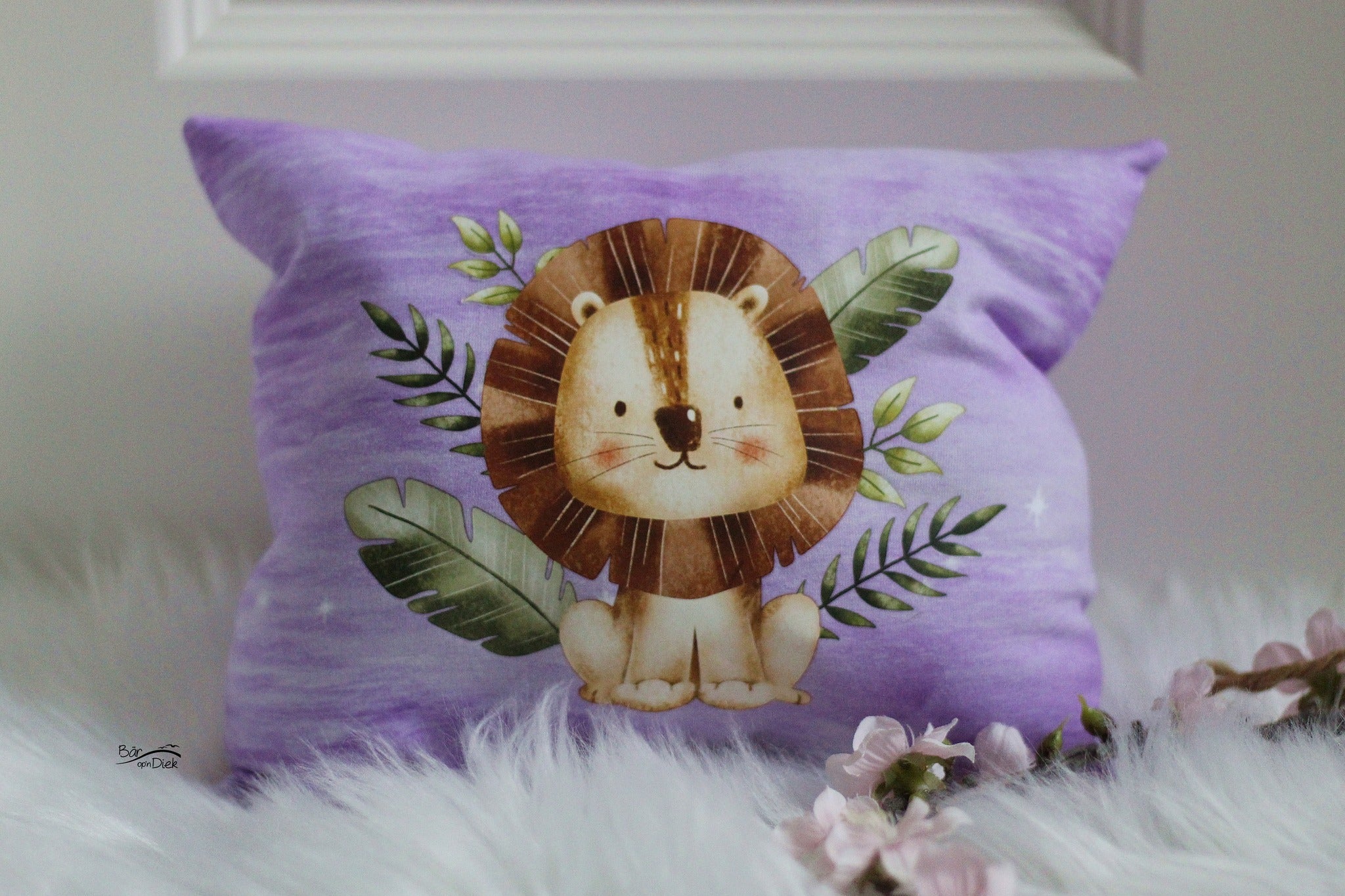 Fuchsfamilie Nilpferd, Löwe & Co Bügelbilder-Bogen