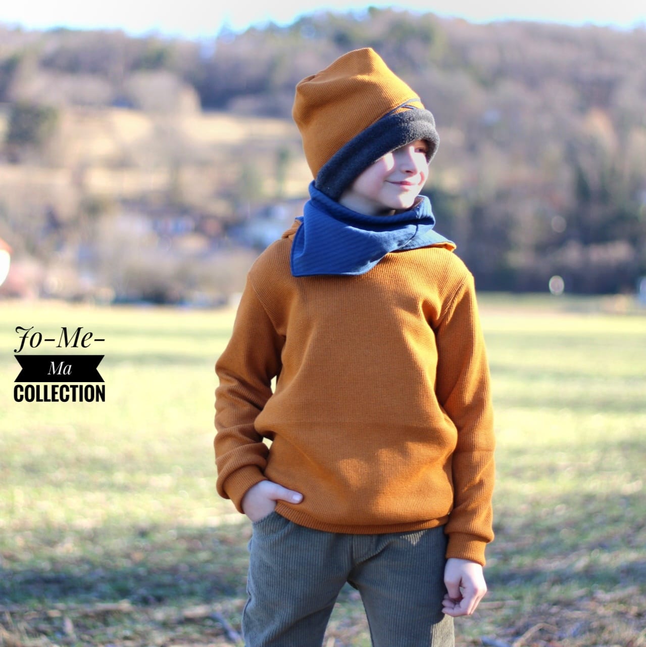 0,5m Waffelstrick senf 1313