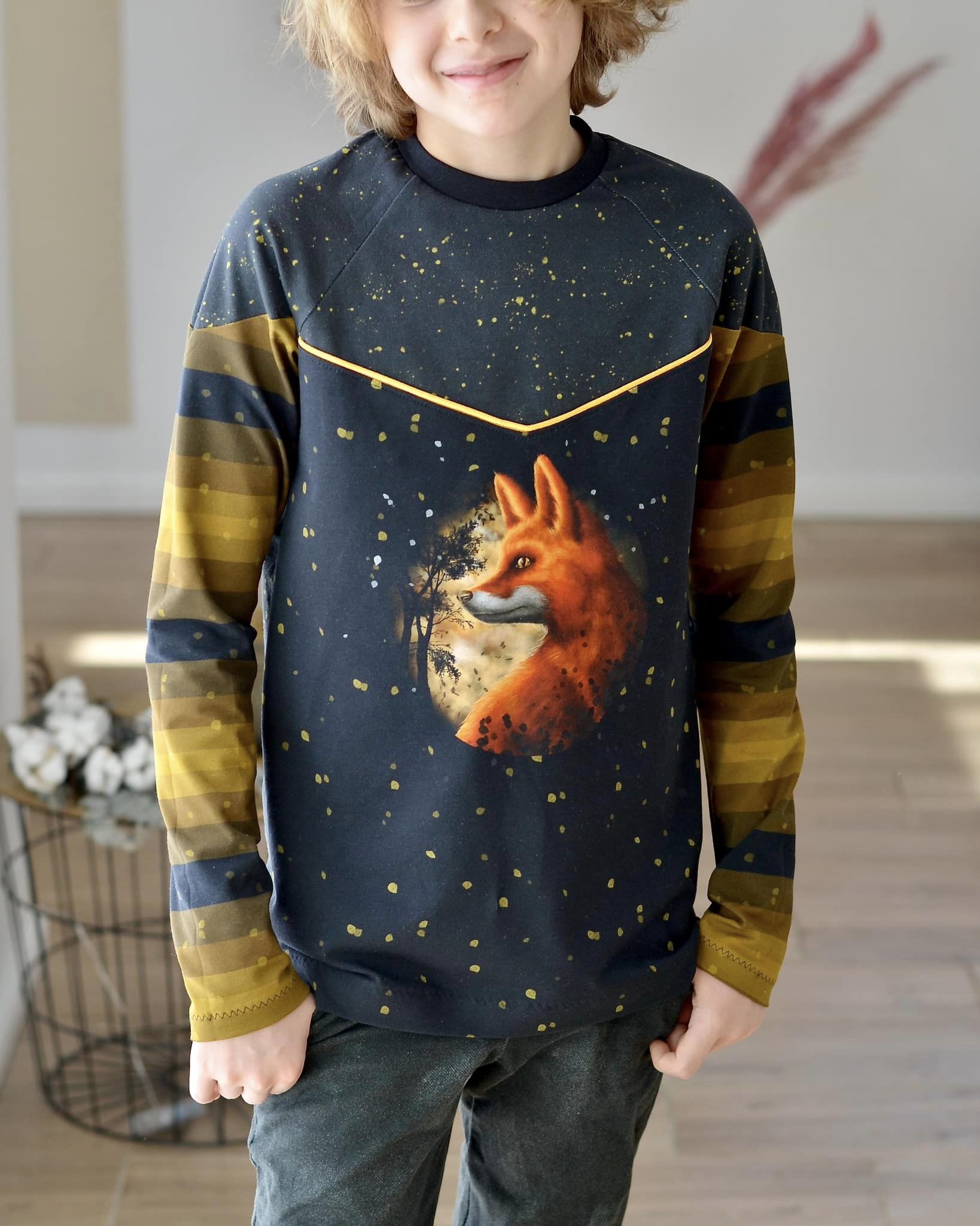 Bio-Jersey Mysterious Fox schwarz-gold