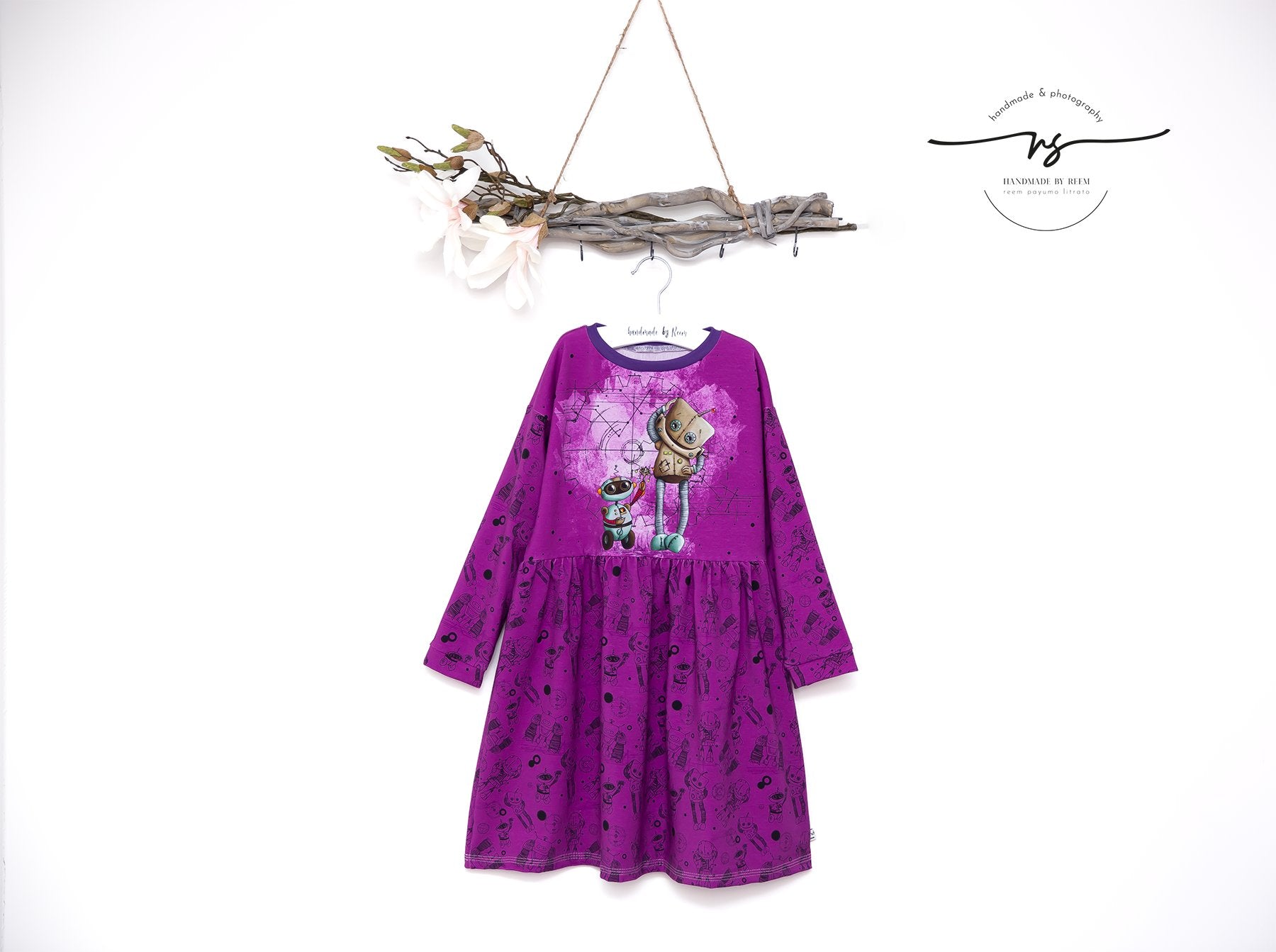 0,5m Bio-Jersey "BEEP beep" Allover pink