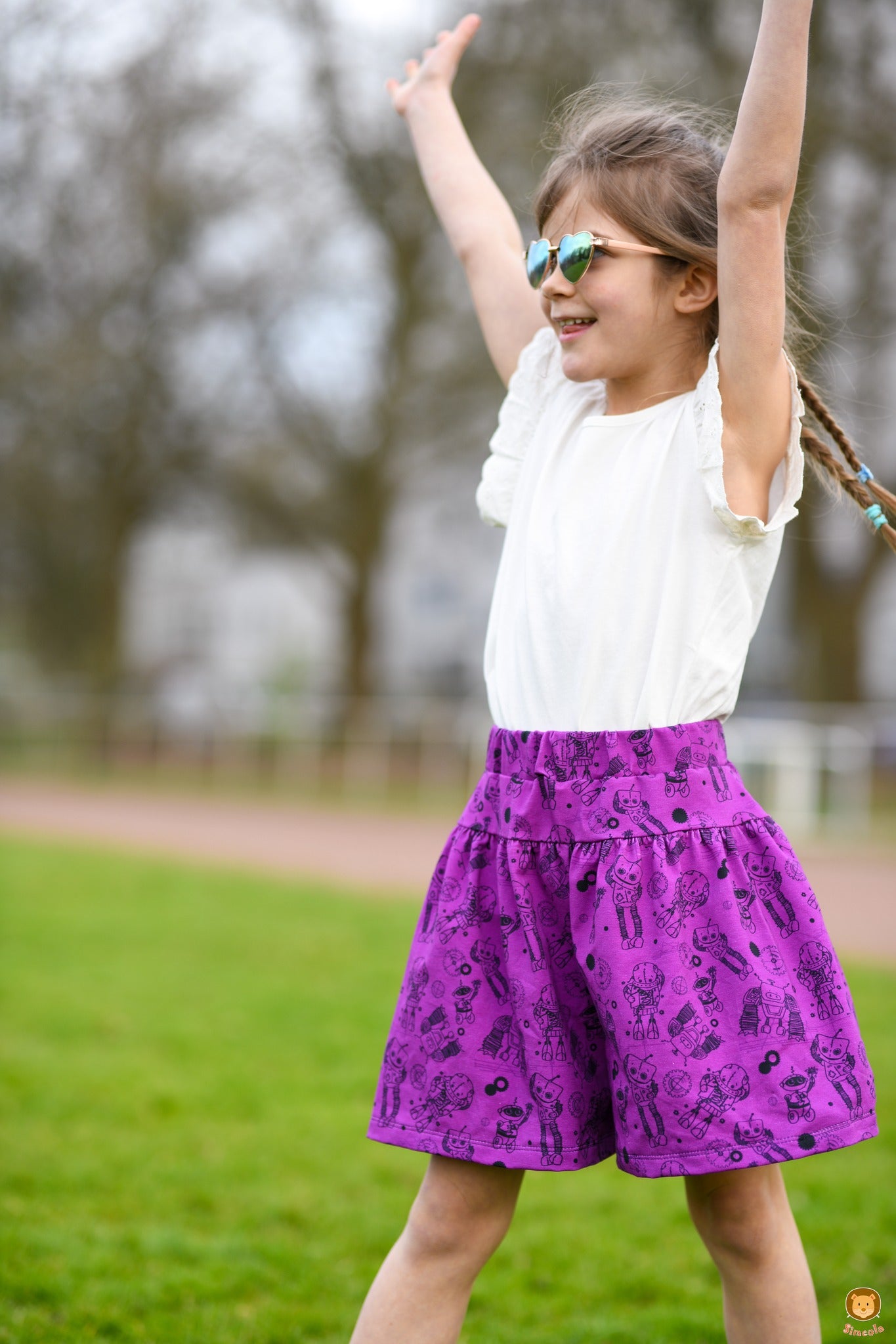 0,5m Bio-Jersey "BEEP beep" Allover pink