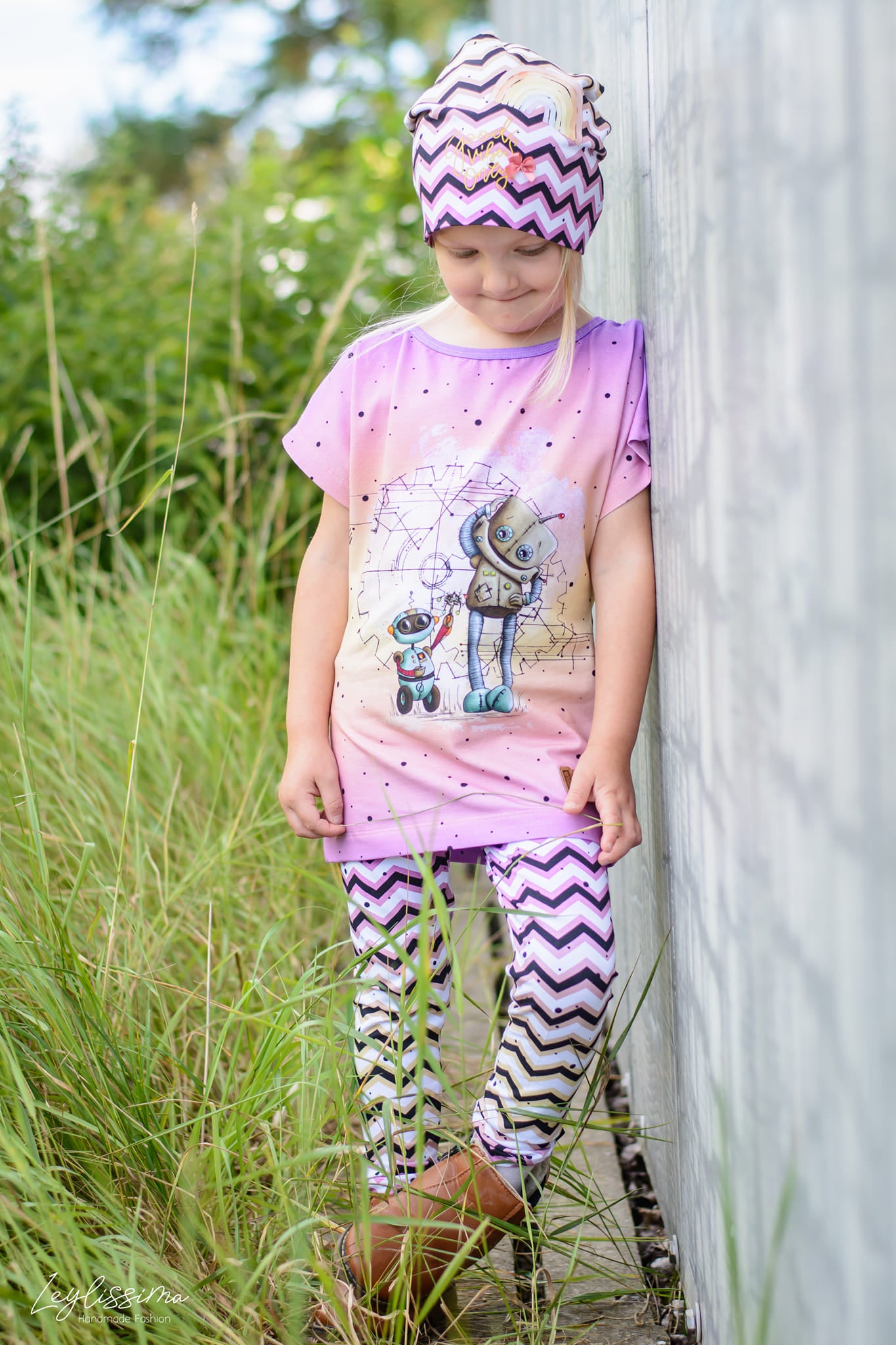 Bio-Jersey "BEEP beep" Verlauf gelblila