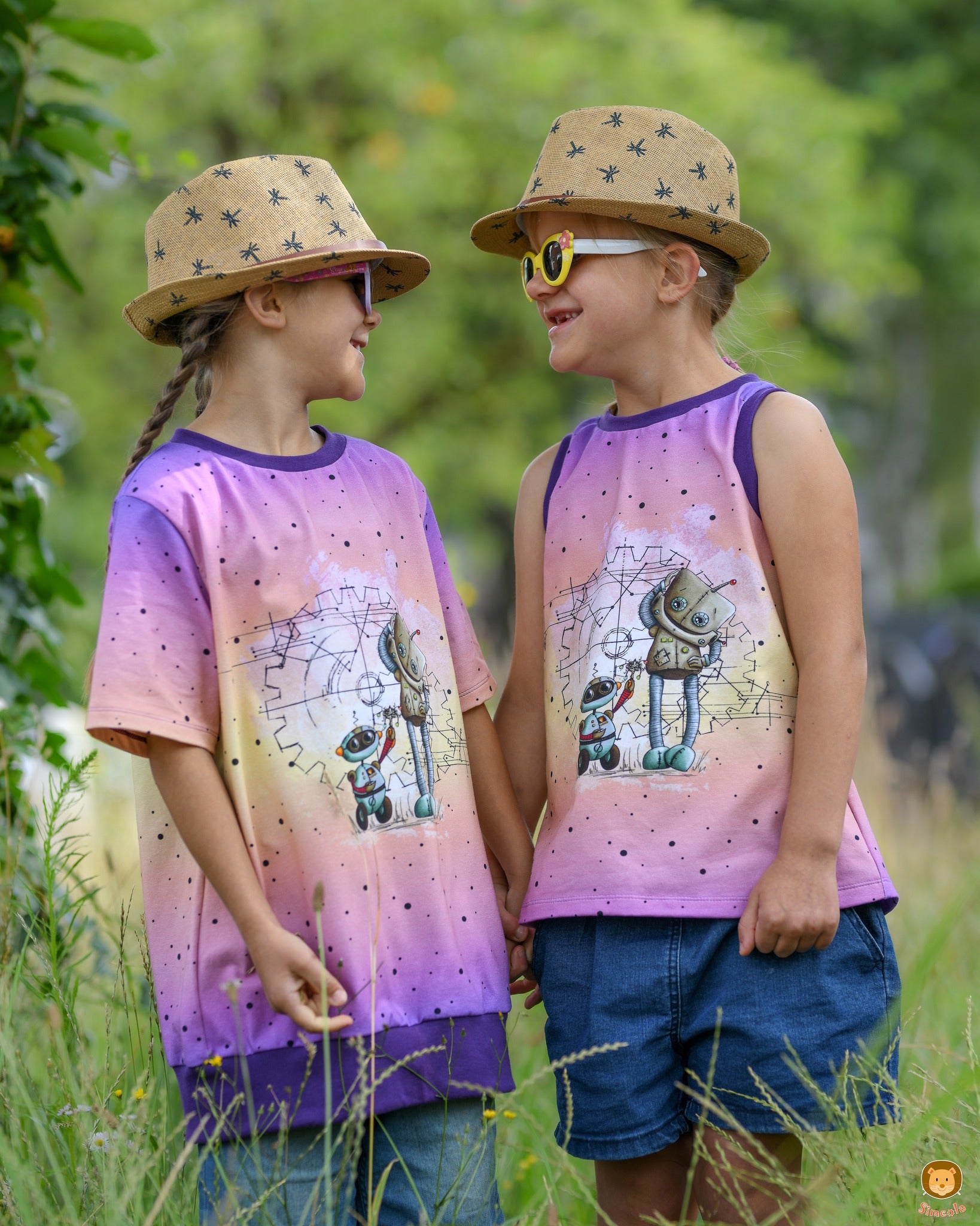 Bio-Jersey "BEEP beep" Verlauf gelblila