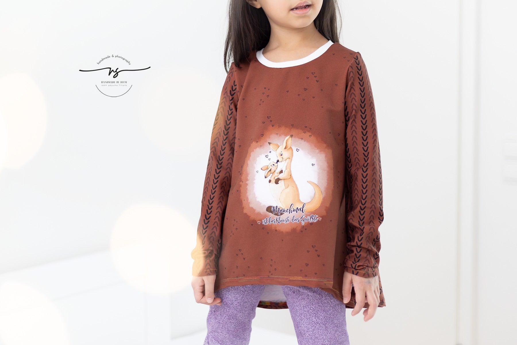 Bio-Sommersweat Känguru rost