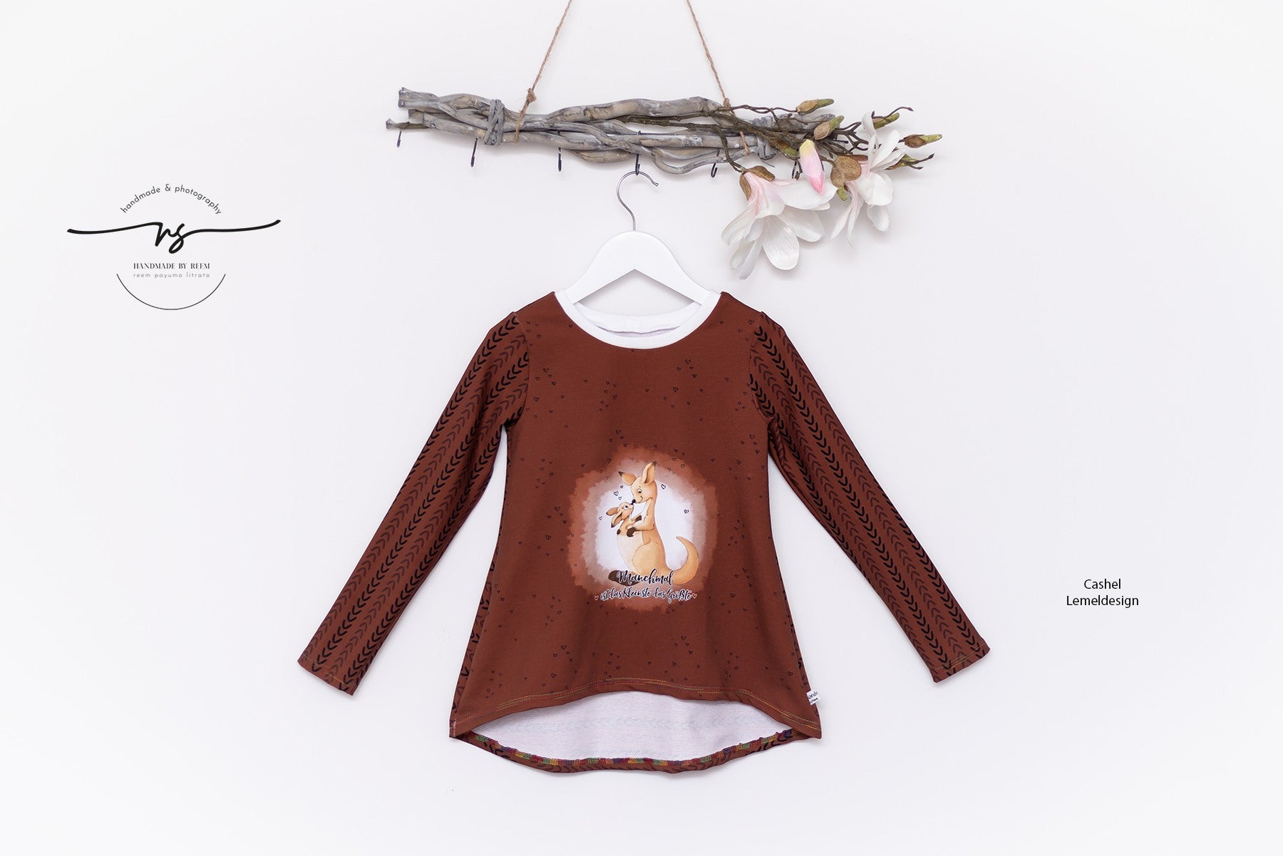 Bio-Sommersweat Känguru rost