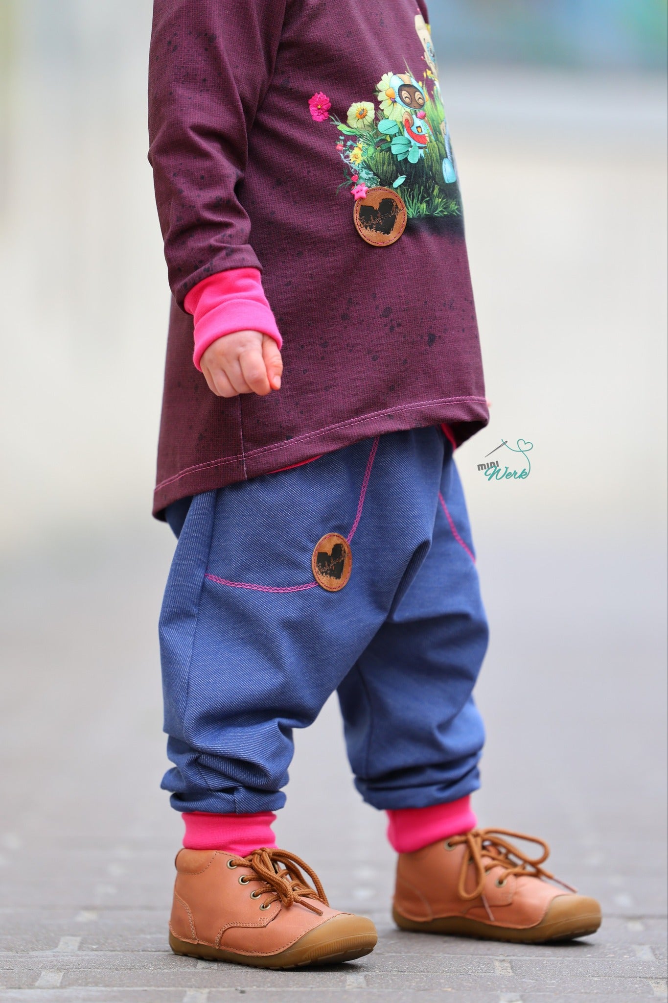 Bio-Jersey Spring Robo rot – Rapport ca. 65cm (+/- 5cm)