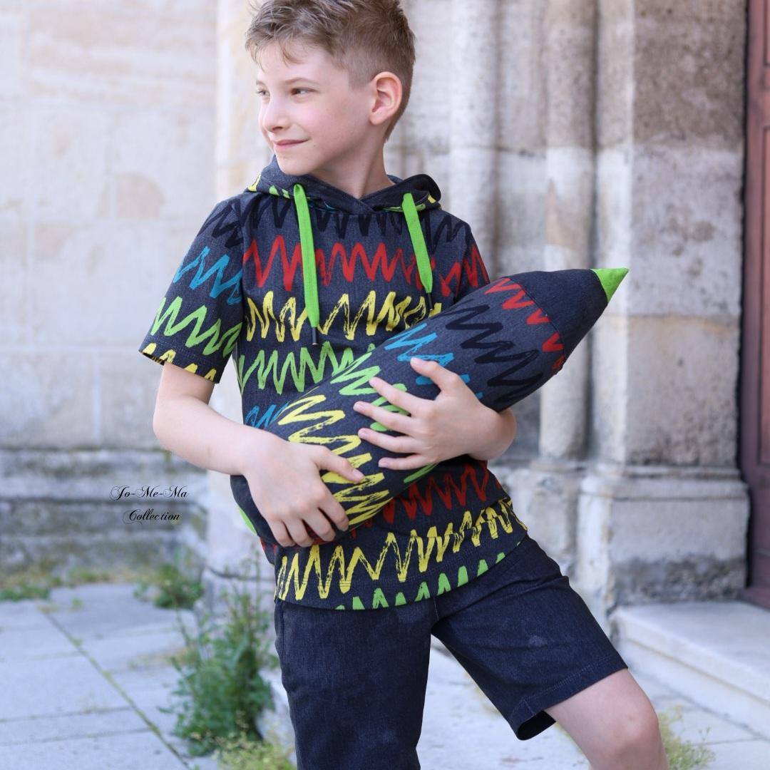 0,5m Bio-Sommersweat Kindergarten-Charlie