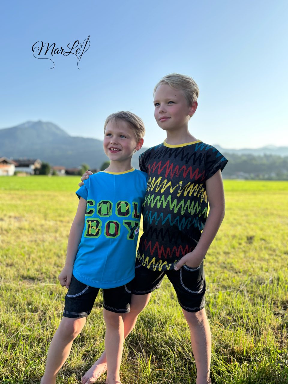 0,5m Bio-Sommersweat Kindergarten-Charlie