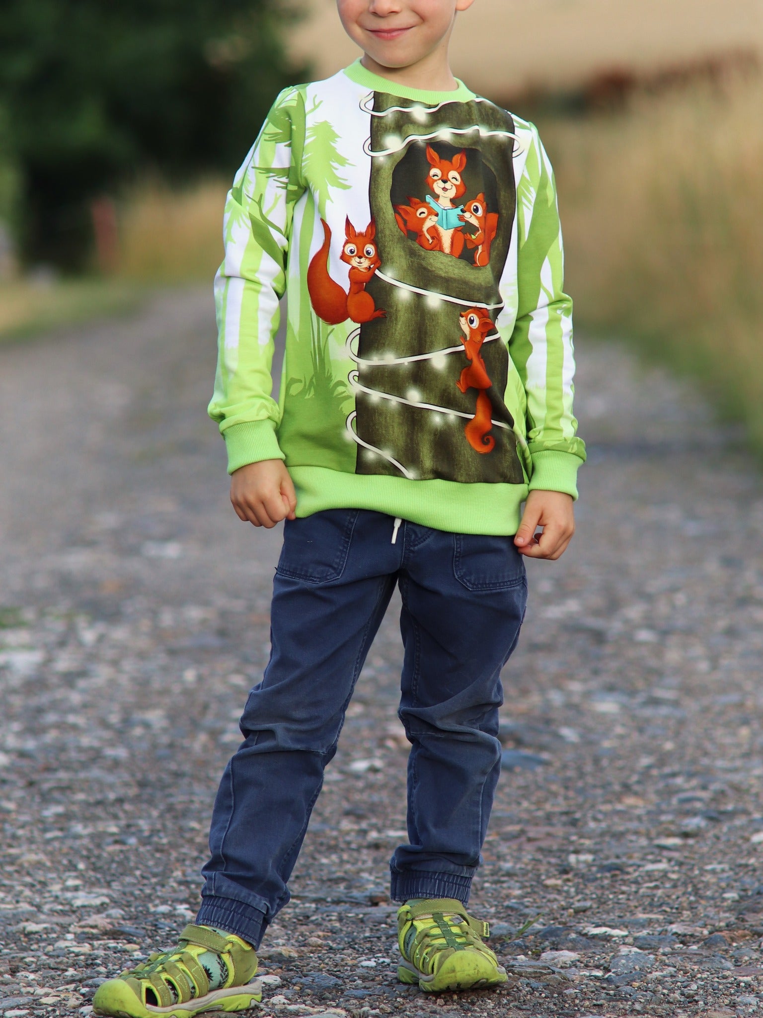 Bio-Sommersweat Eichhörnchenliebe softspring