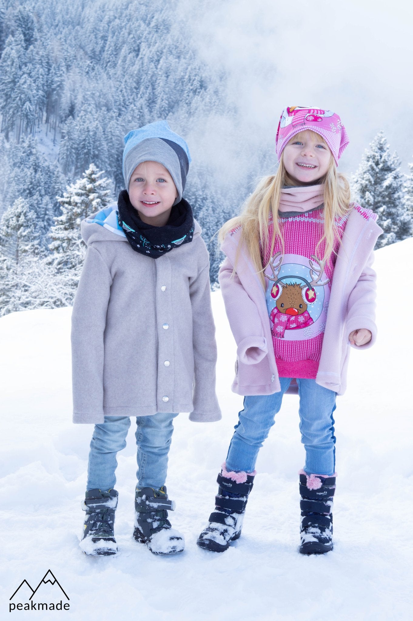 0,5m Bio-Baumwollfleece old rose