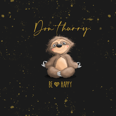 Bio-Sommersweat Faultier "Don&