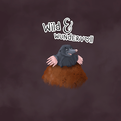 Bio-Jersey MaulwurfLIEBE aubergine