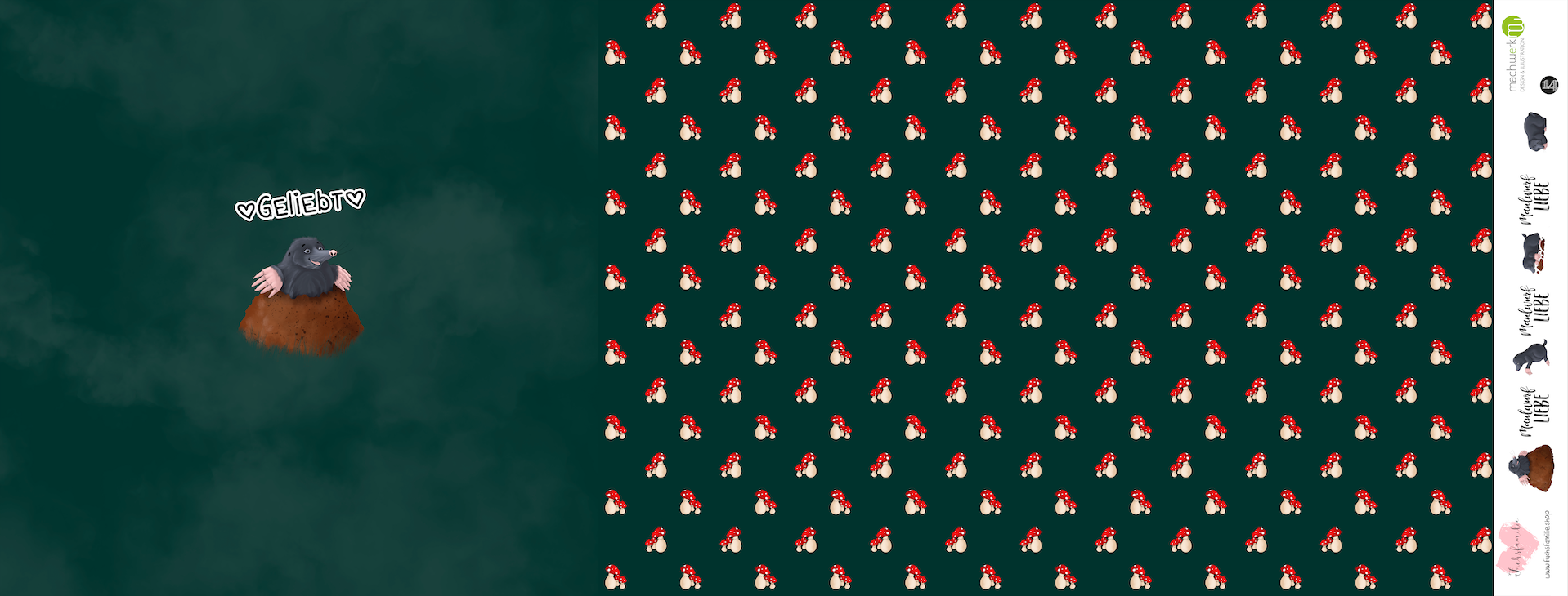 Bio-Jersey MaulwurfLIEBE forest