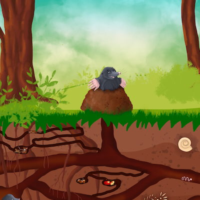 Bio-Jersey MaulwurfLIEBE Tunnel spring